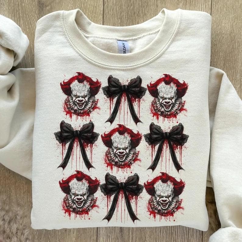 PENNYWISE COQUETTE BOWS DTF TRANSFER