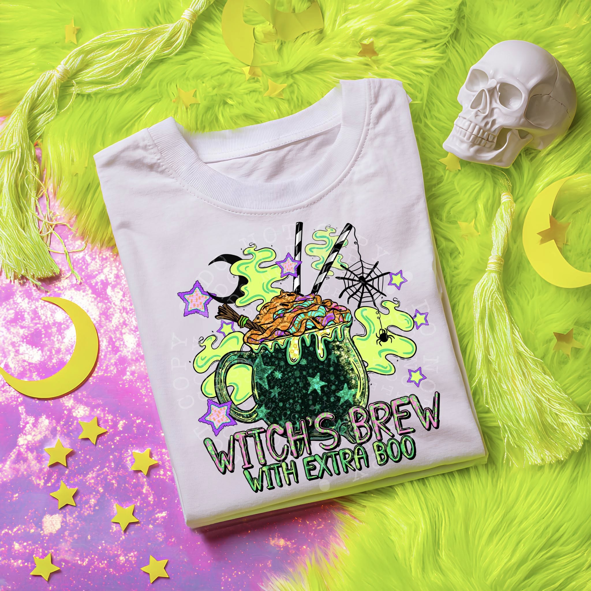 WITCHES BREW WITH EXTRA BOO DTF TRANSFER