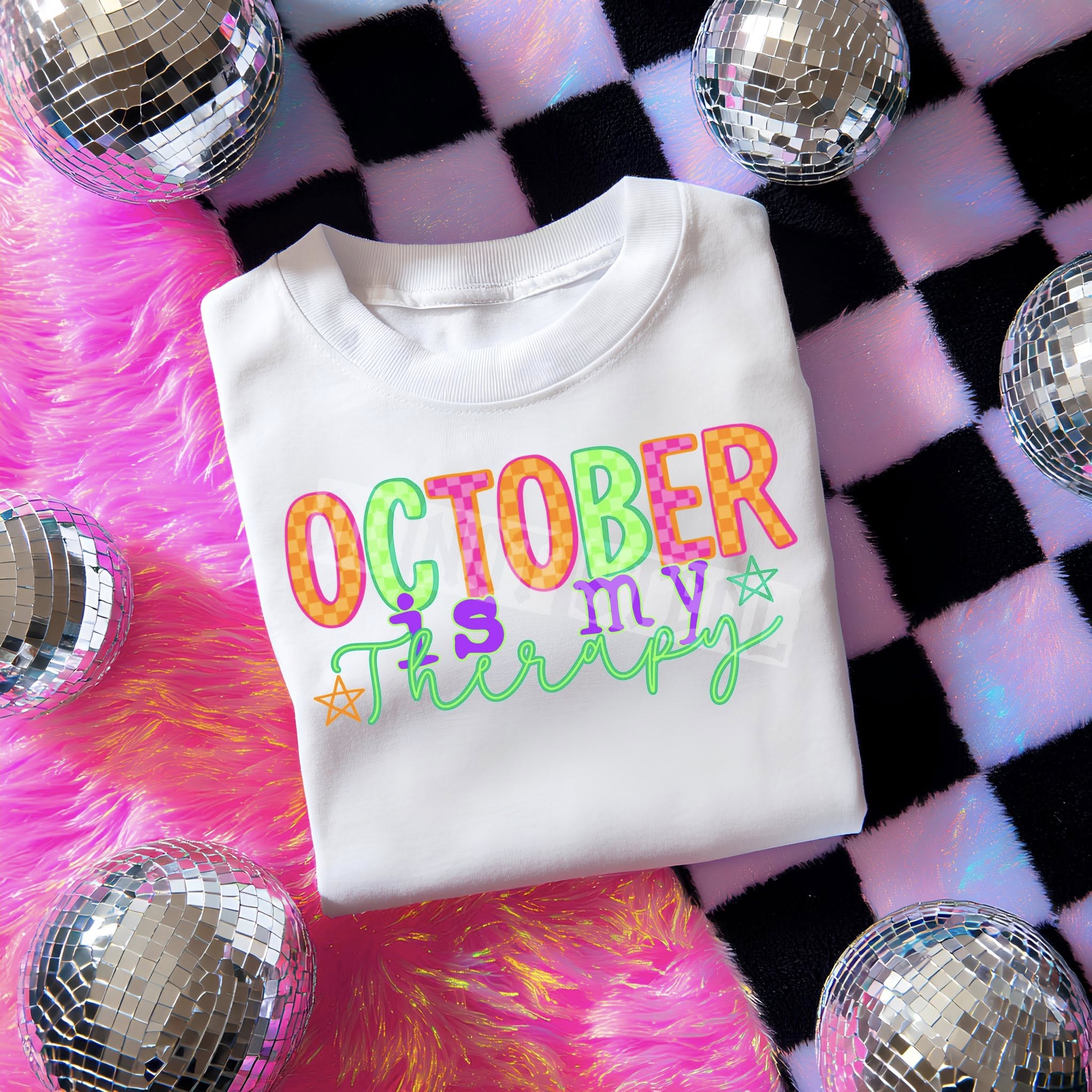 OCTOBER IS MY THERAPY DTF TRANSFER