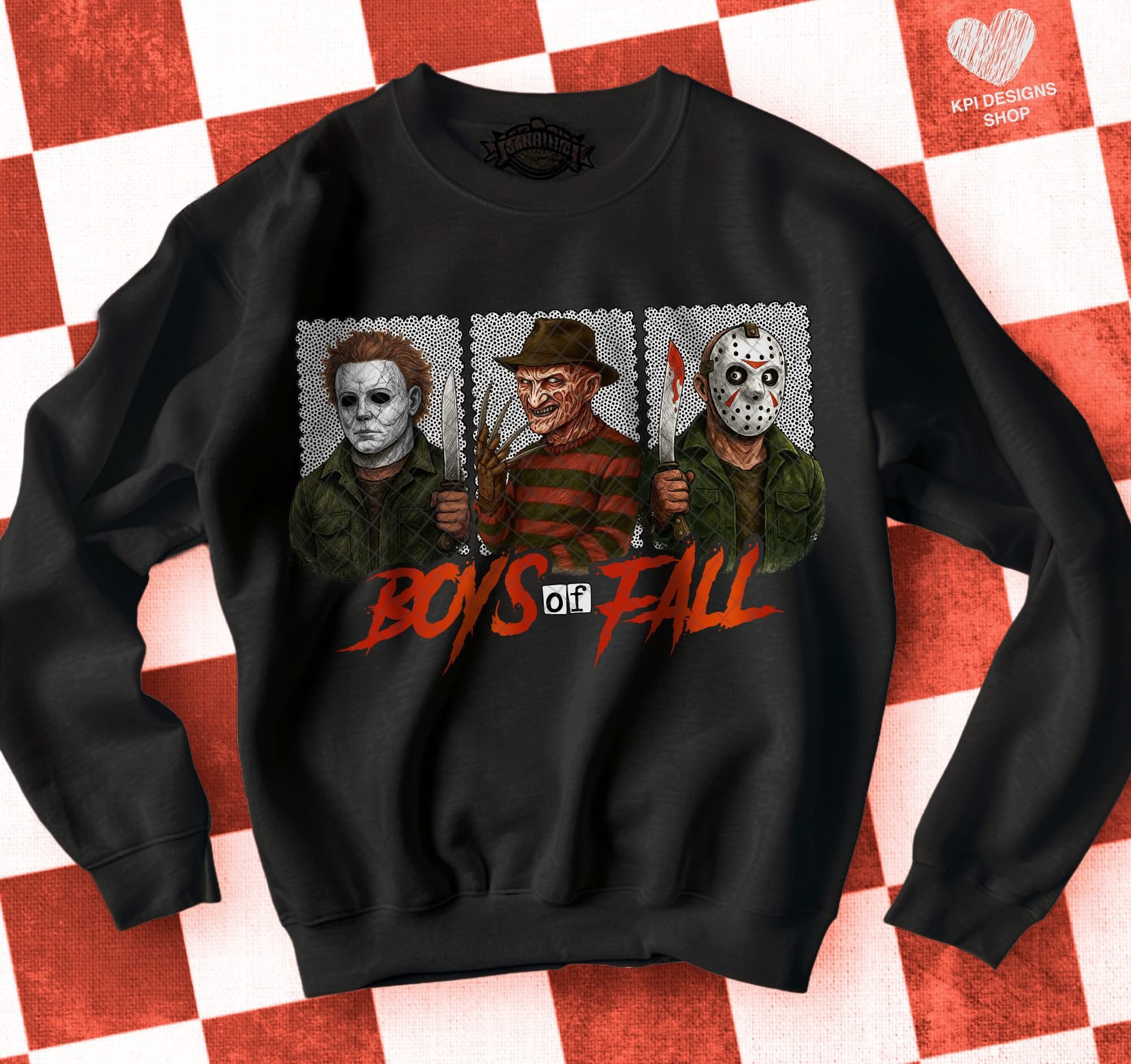 BOYS OF THE FALL-MICHEAL FREDDY JASON DTF TRANSFER