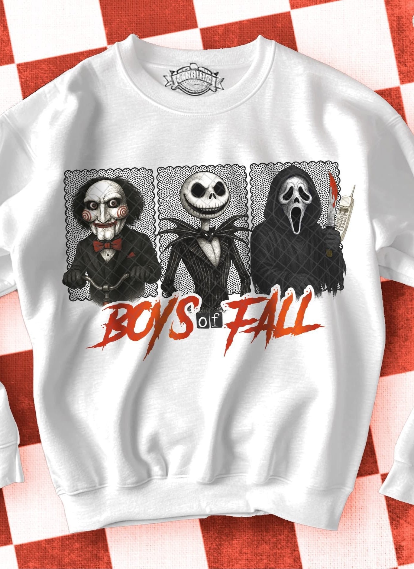 BOYS OF THE FALL JACK GHOSTFACE DTF TRANSFER