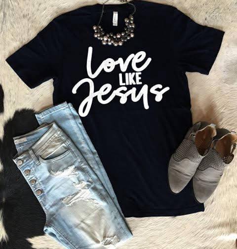 LOVE LIKE JESUS DTF TRANSFER