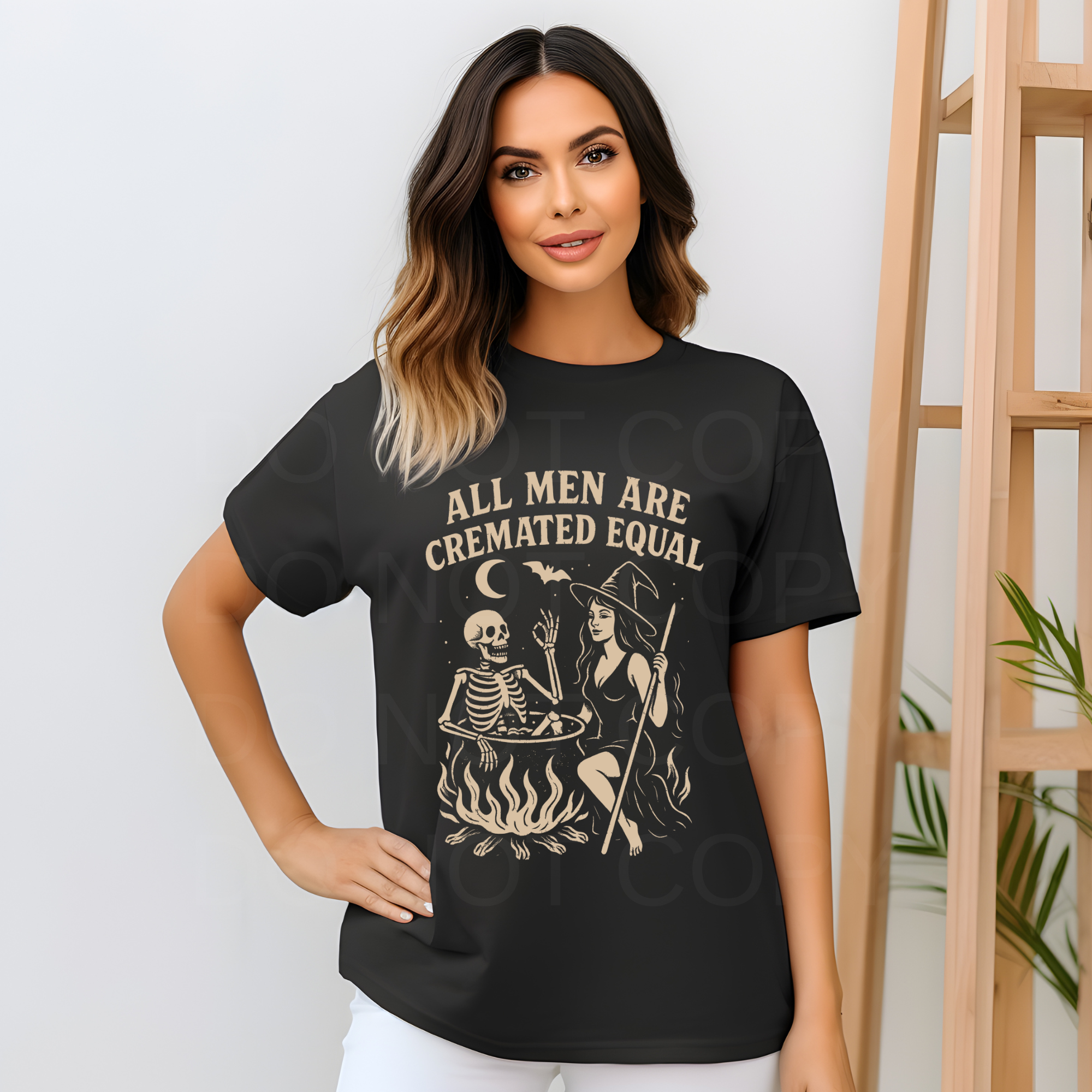ALL MEN ARE CREMATED EQUAL DTF TRANSFER