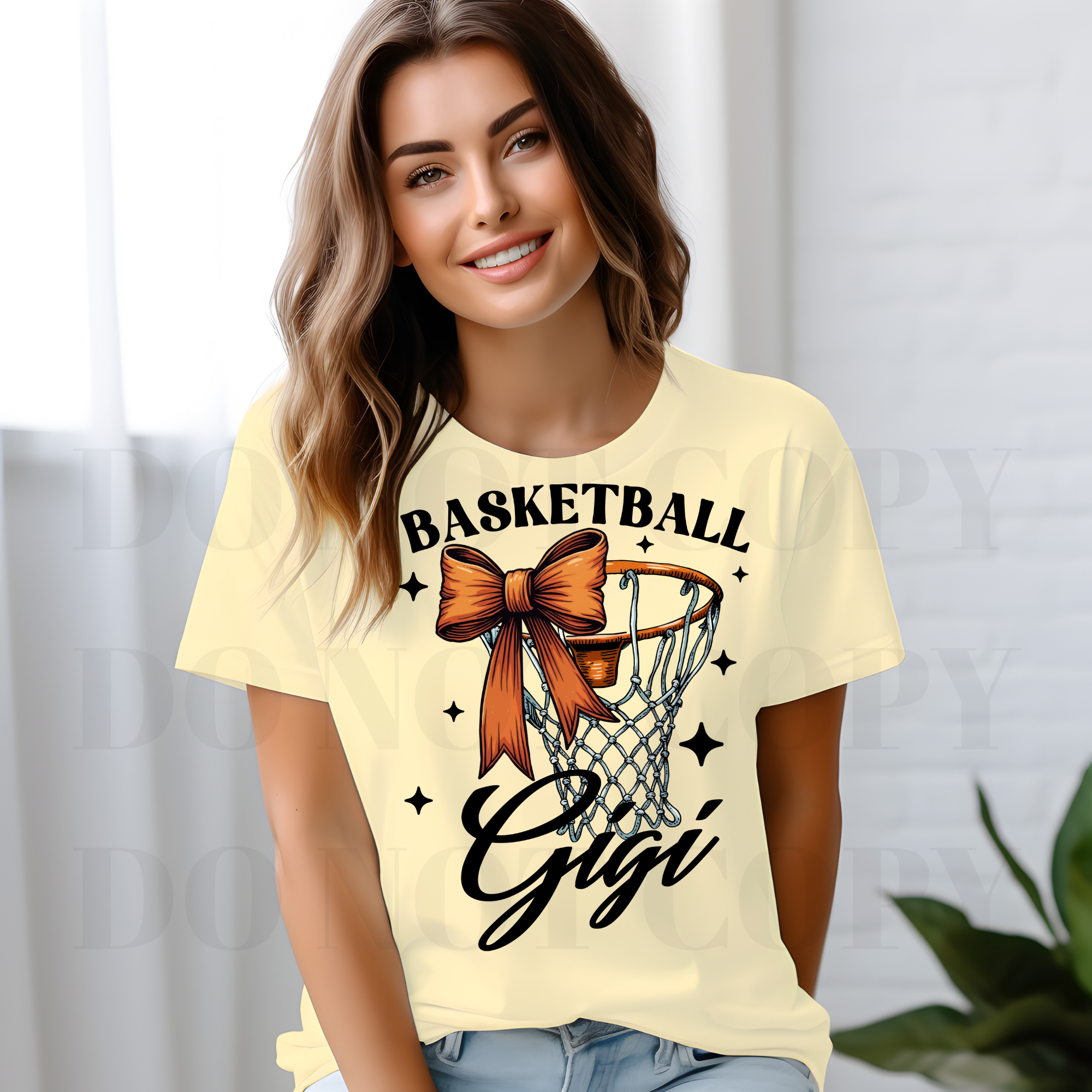 BASKETBALL HOOP NAME DTF TRANSFER