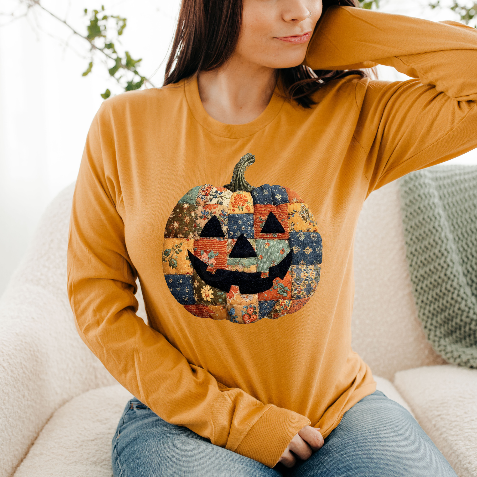 PATCHWORK PUMPKIN DTF TRANSFER