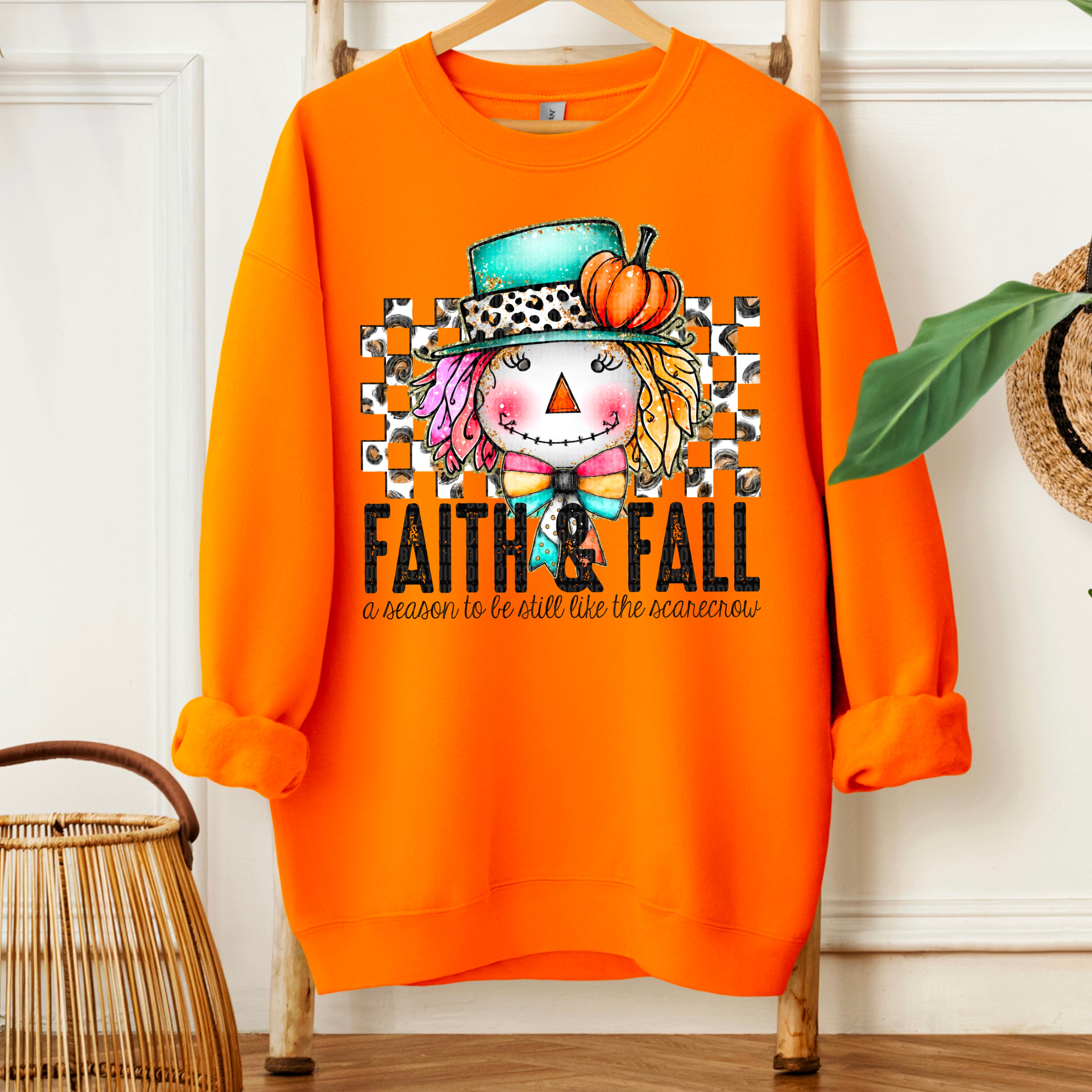 FAITH AND FALL SCARECROW DTF TRANSFER