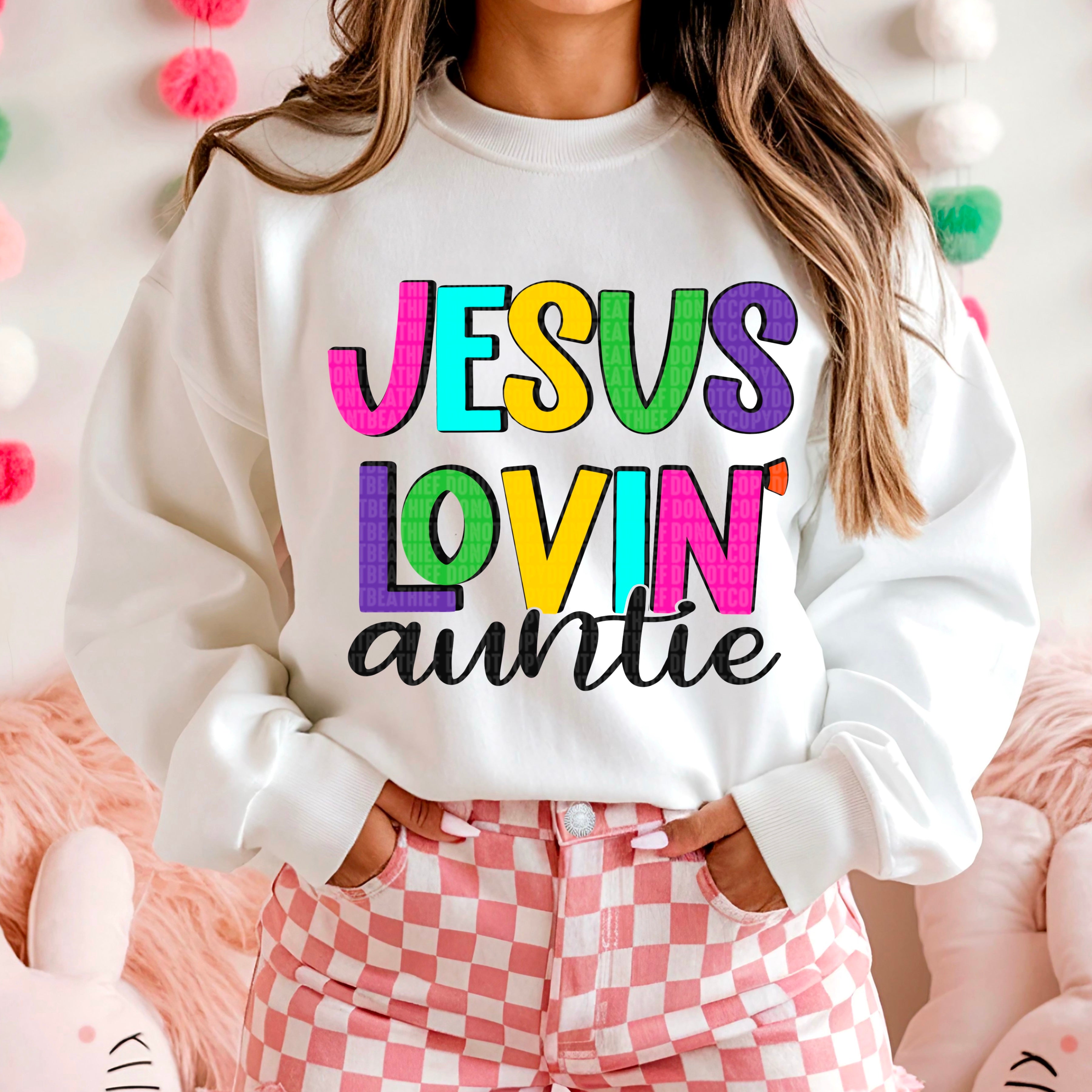 JESUS LOVIN DTF TRANSFER CHOOSE NAME