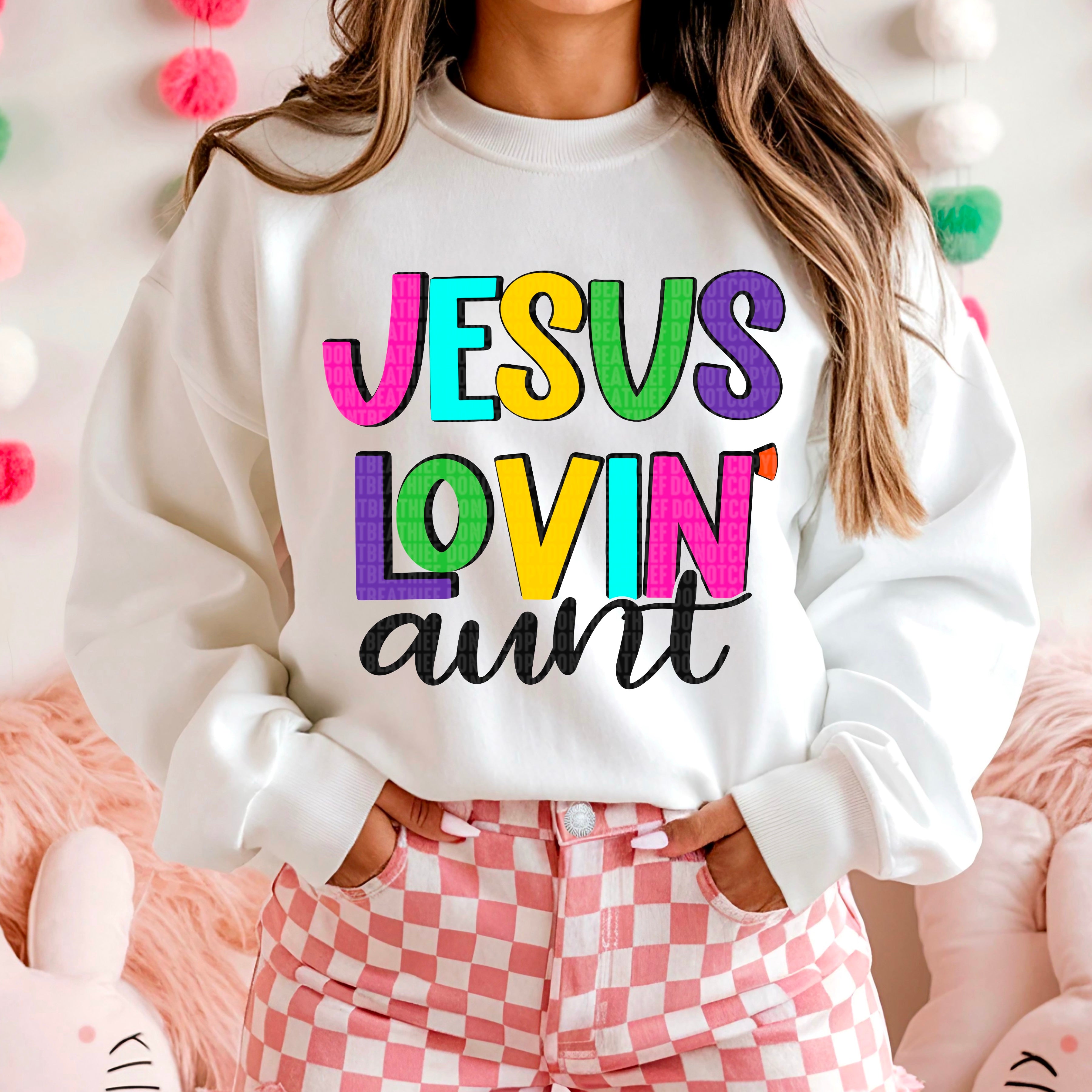 JESUS LOVIN DTF TRANSFER CHOOSE NAME