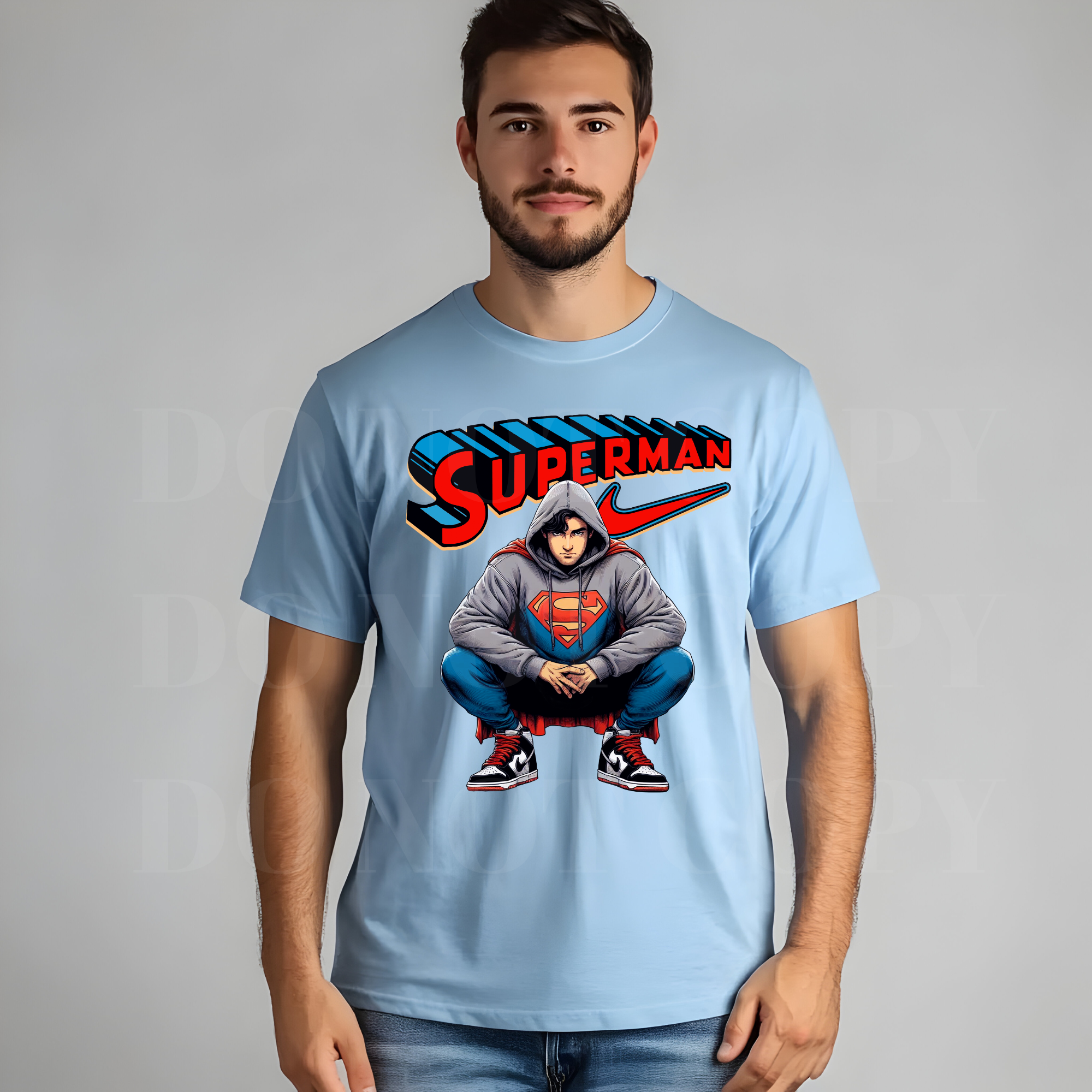 SUPERHERO DUNK DTF TRANSFER