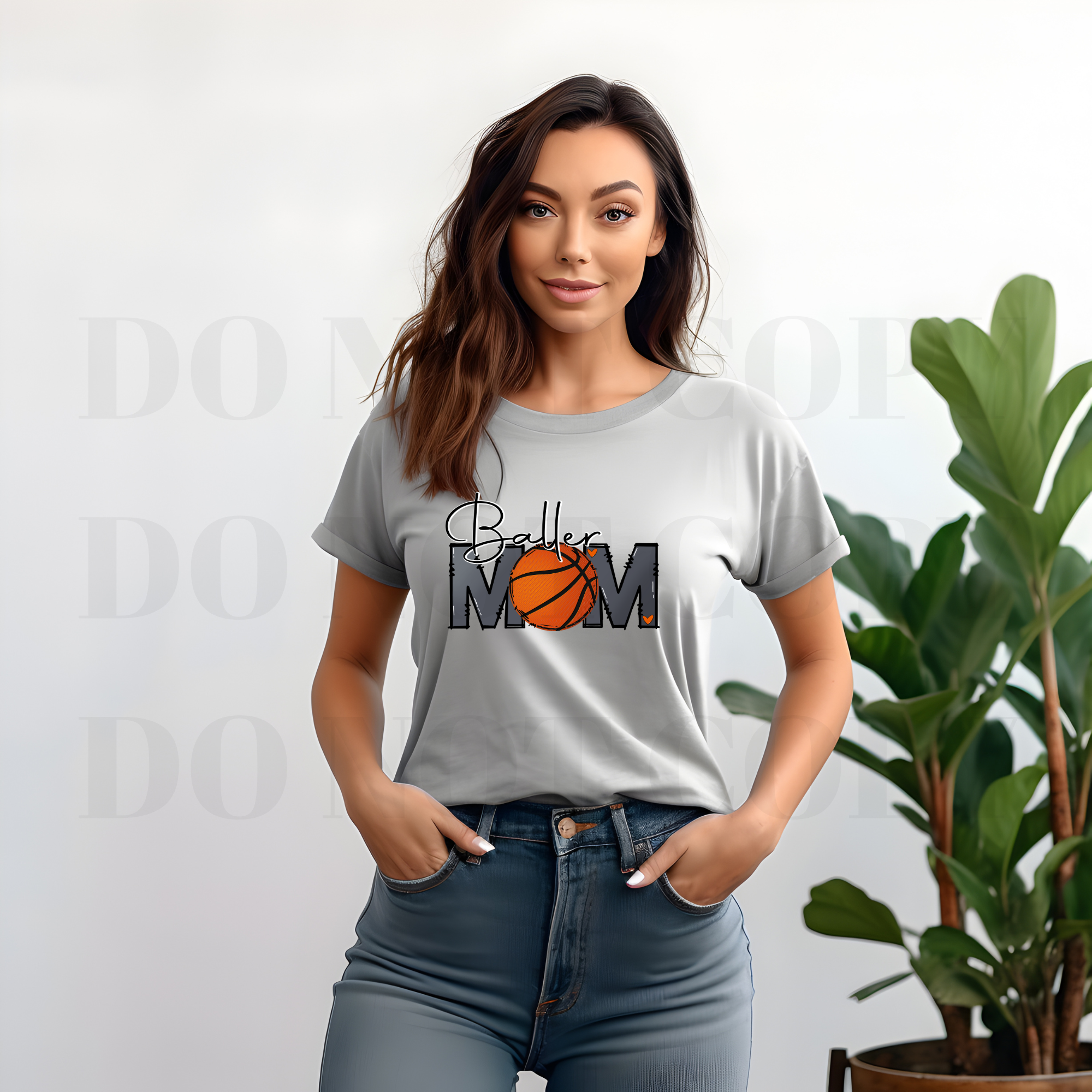 BASKETBALL BALLER MOM DTF TRANSFER