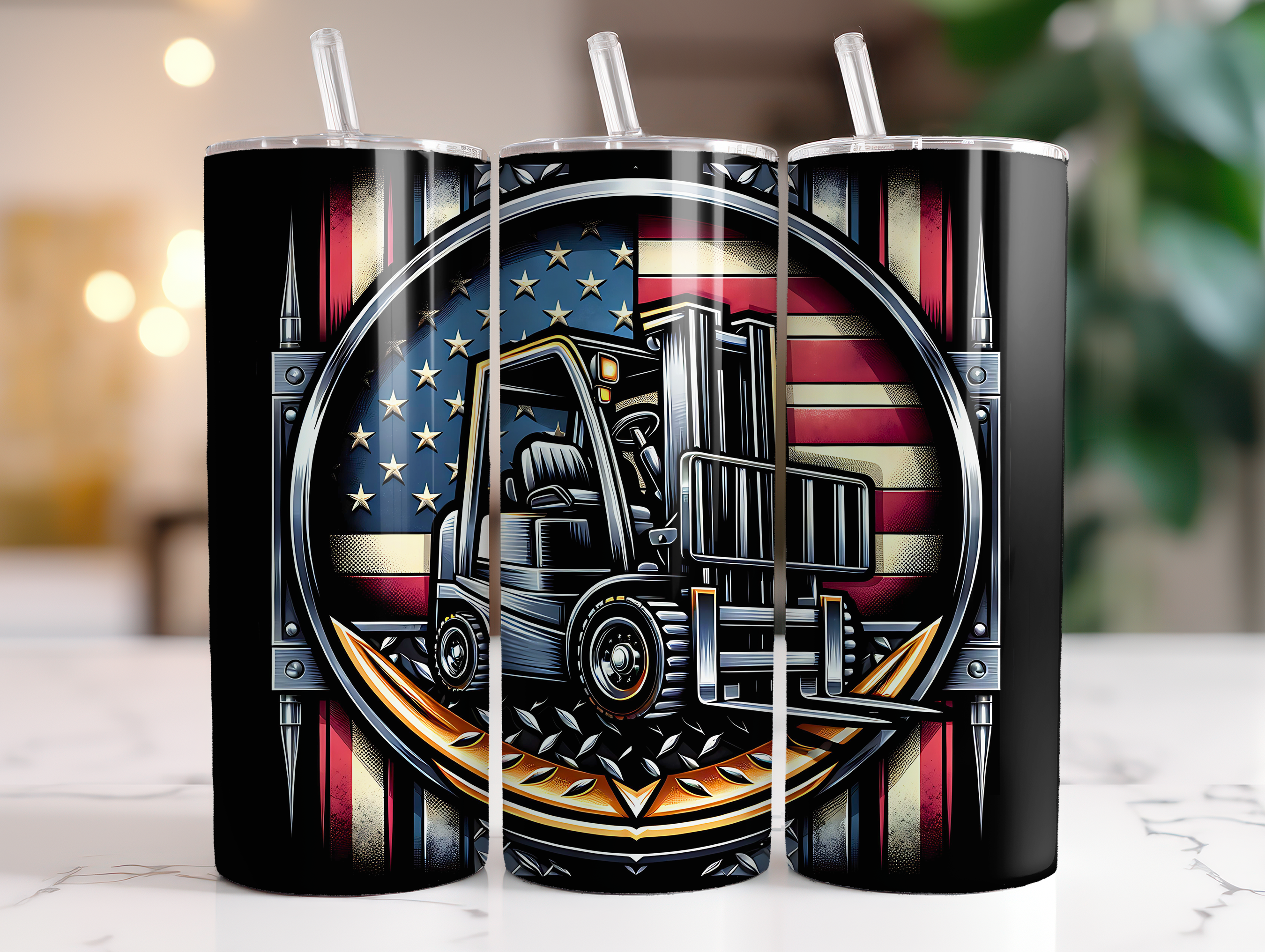 FORKLIFT DRIVER FINISHED TUMBLER OR TRANSFER