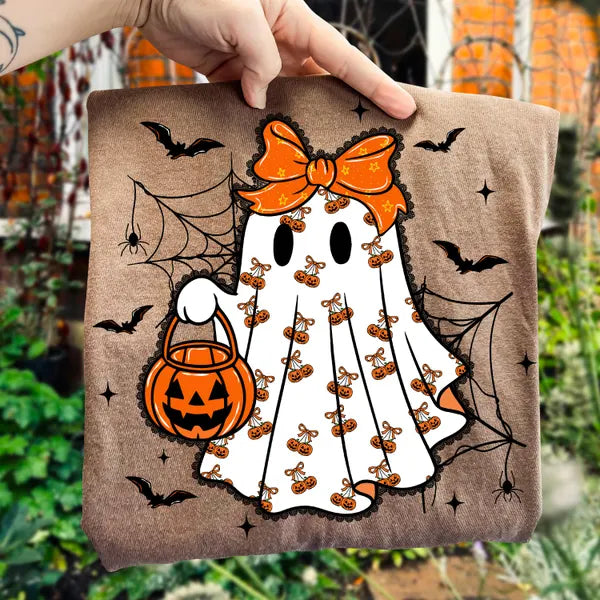 GHOST PUMPKIN DTF TRANSFER