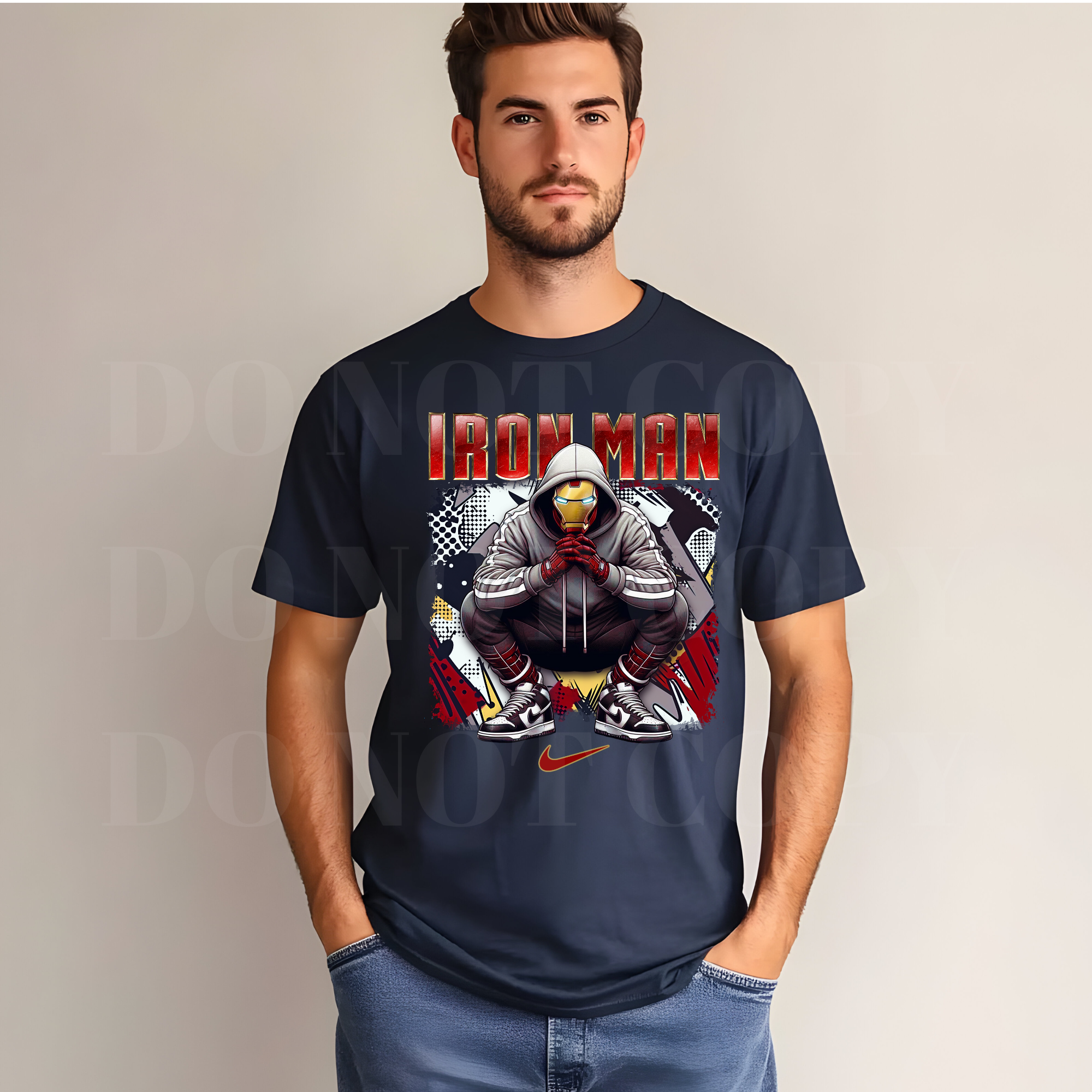 SUPERHERO DUNK DTF TRANSFER