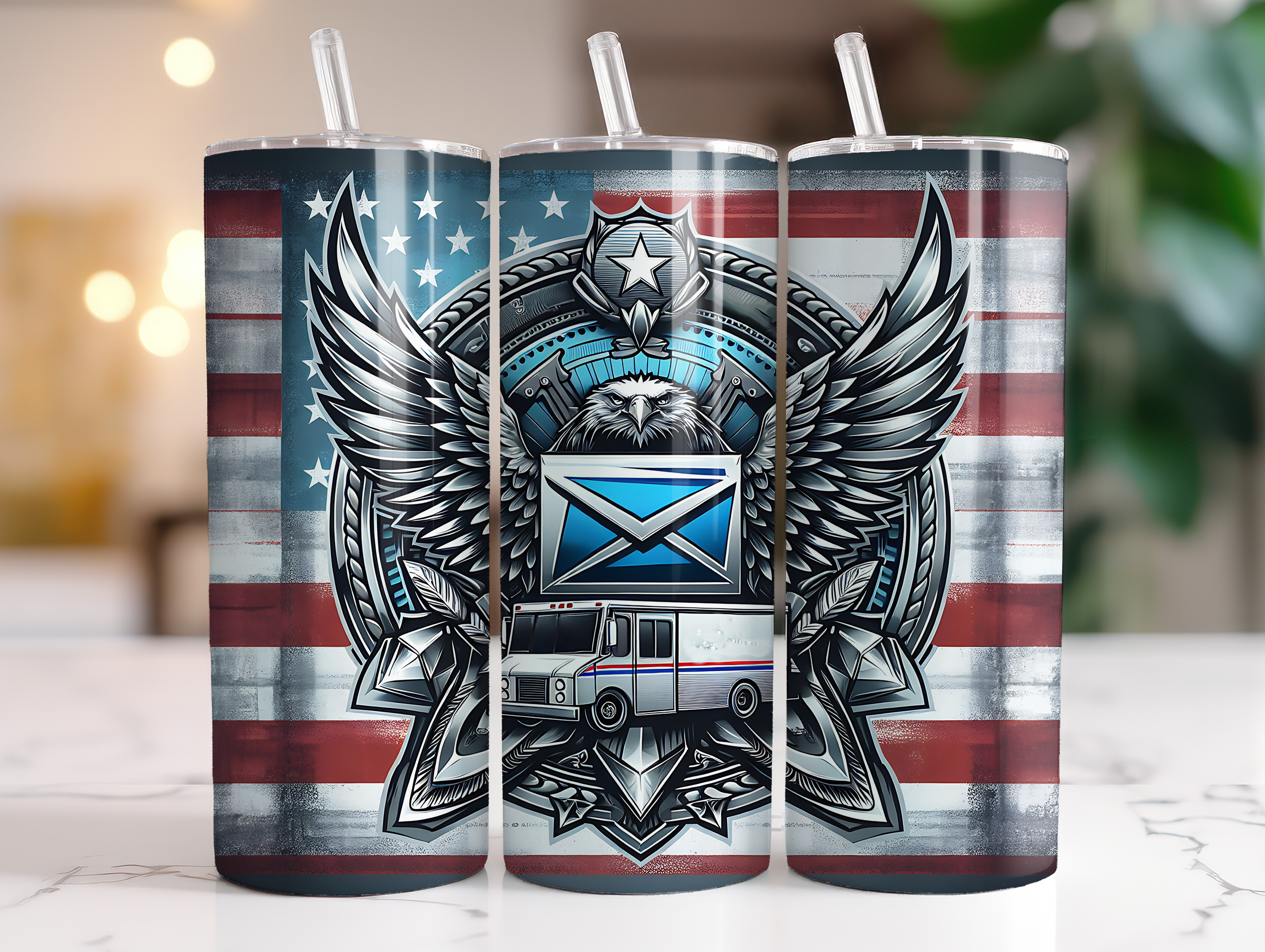 POSTAL WORKER FINISHED TUMBLER OR TRANSFER