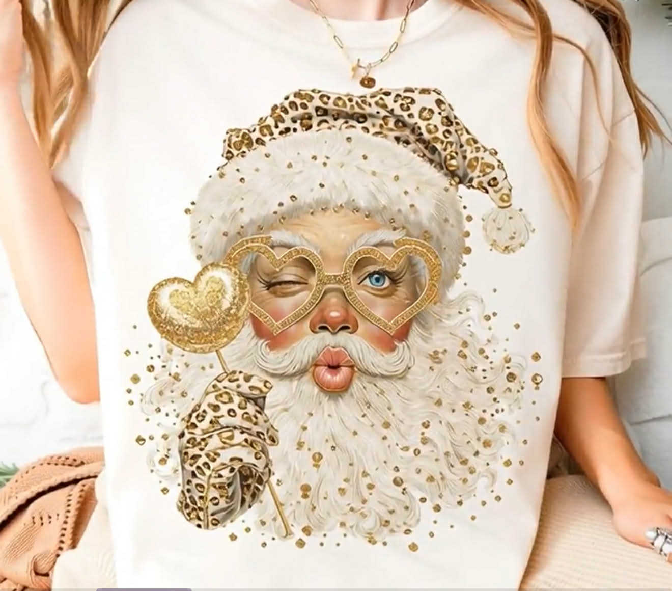 LEOPARD SUCKER SANTA DTF TRANSFER