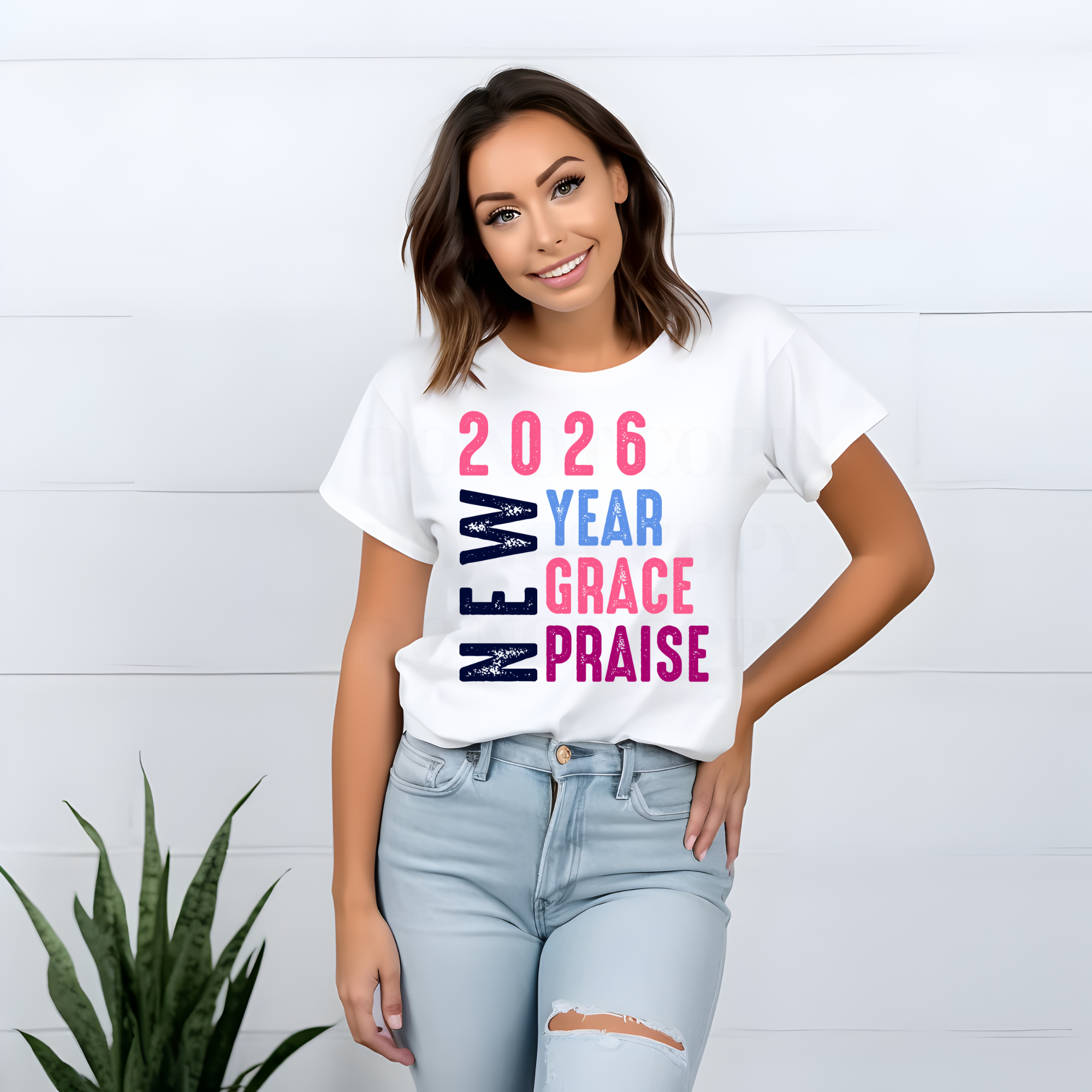 2026 NEW YEAR NEW GRACE NEW PRAISE DTF TRANSFER