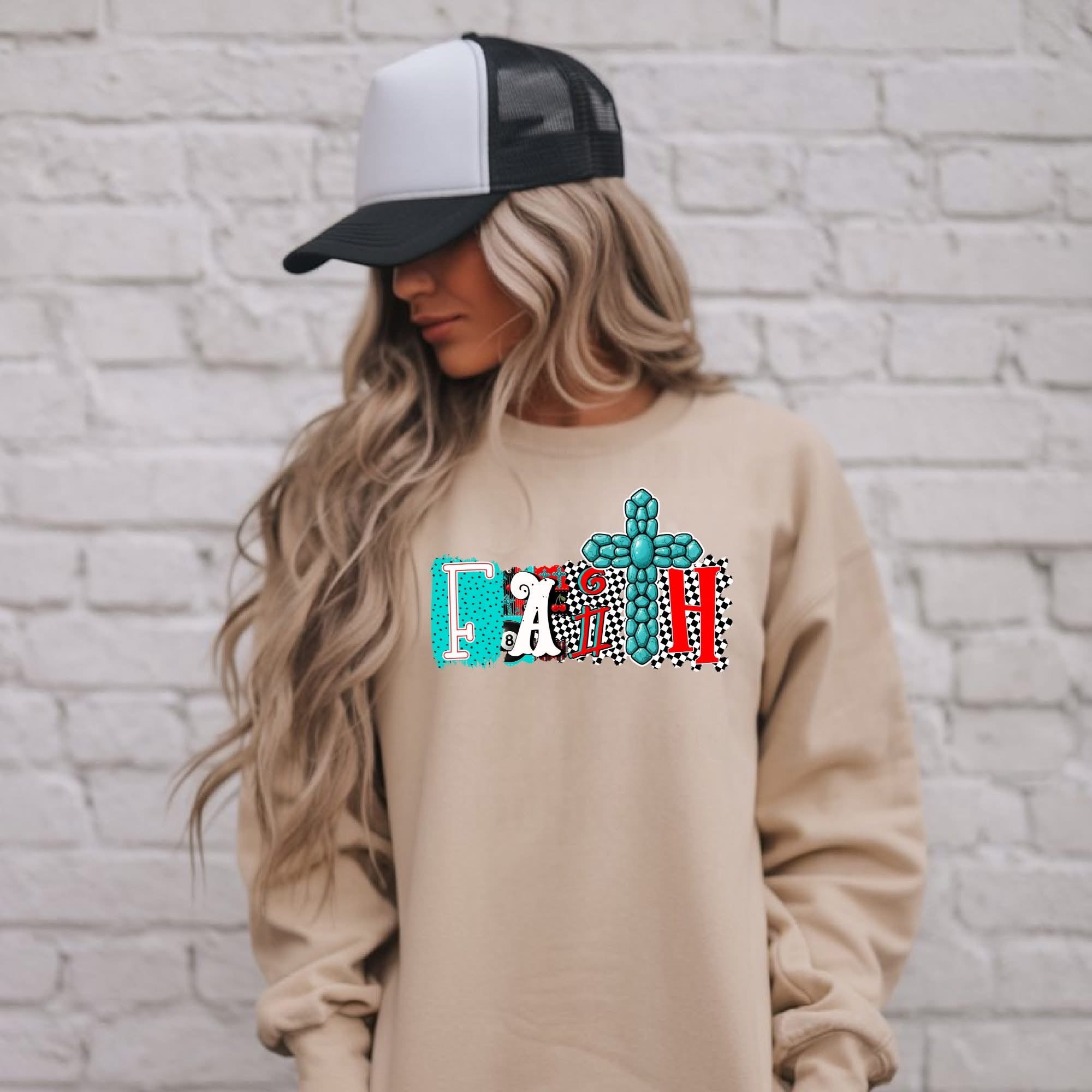 Faith Retro Alpha DTF TRANSFER