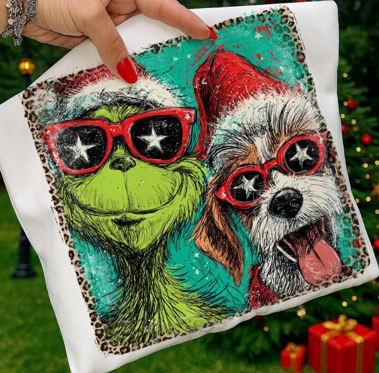 PREPPY GRINCHMAS CHRISTMAS DTF TRANSFER