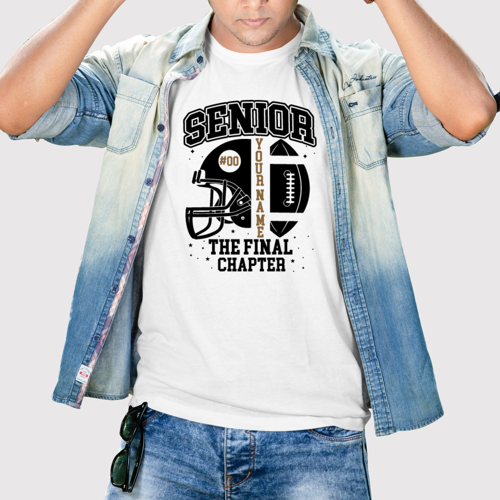 CUSTOM SENIOR FOOTBALL MOM DTF TRANSFER