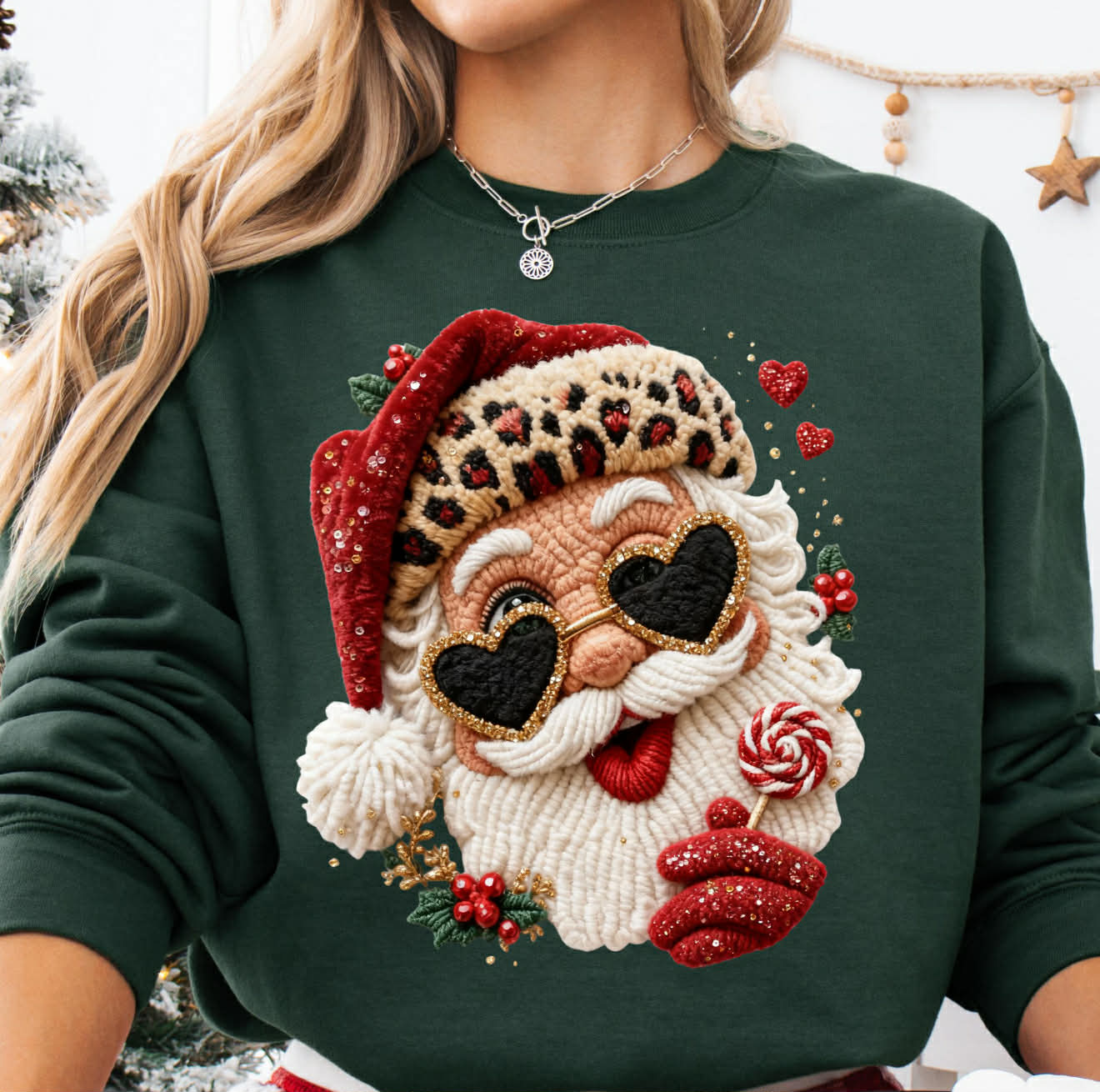 RED SANTA SUCKER DTF TRANSFER