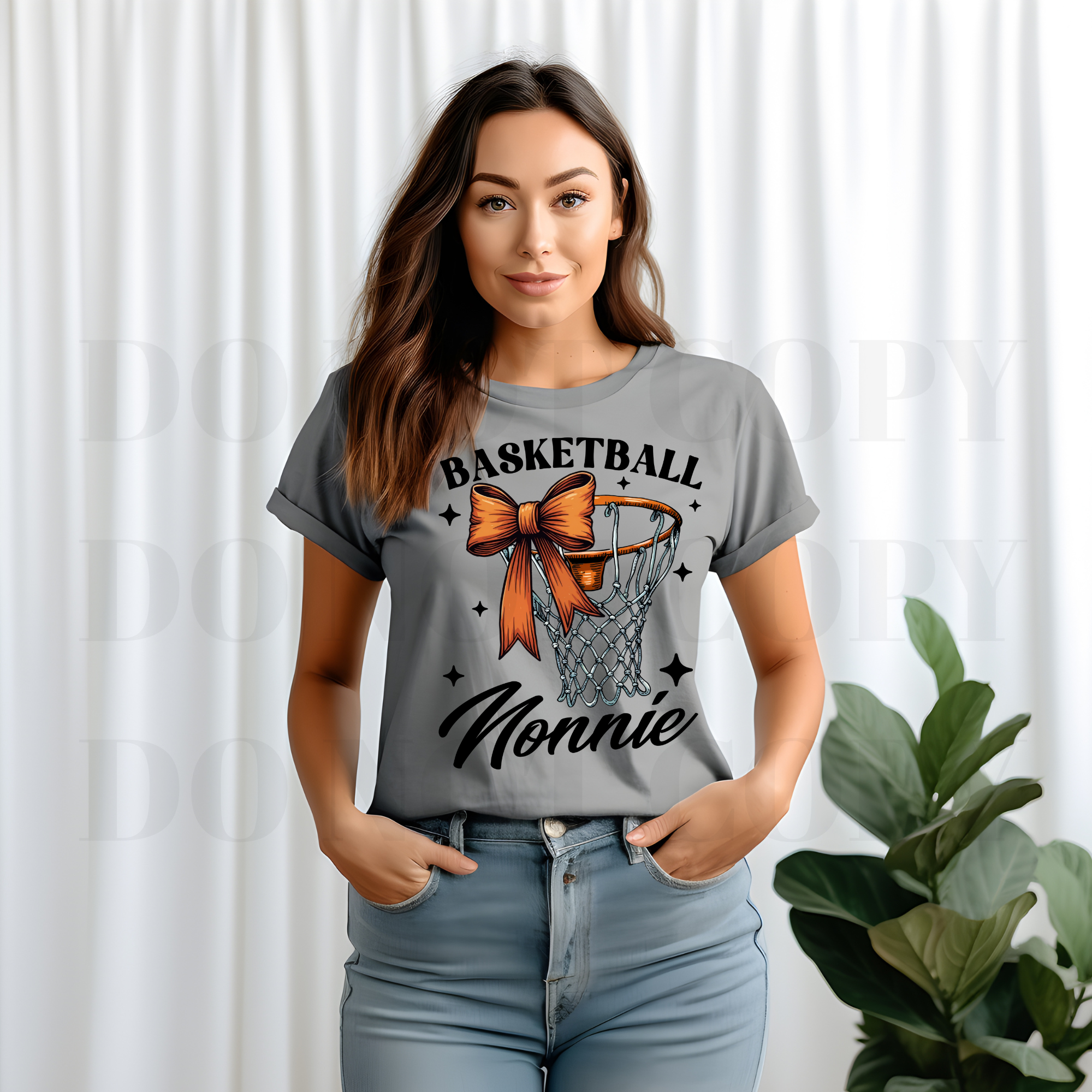 BASKETBALL HOOP NAME DTF TRANSFER