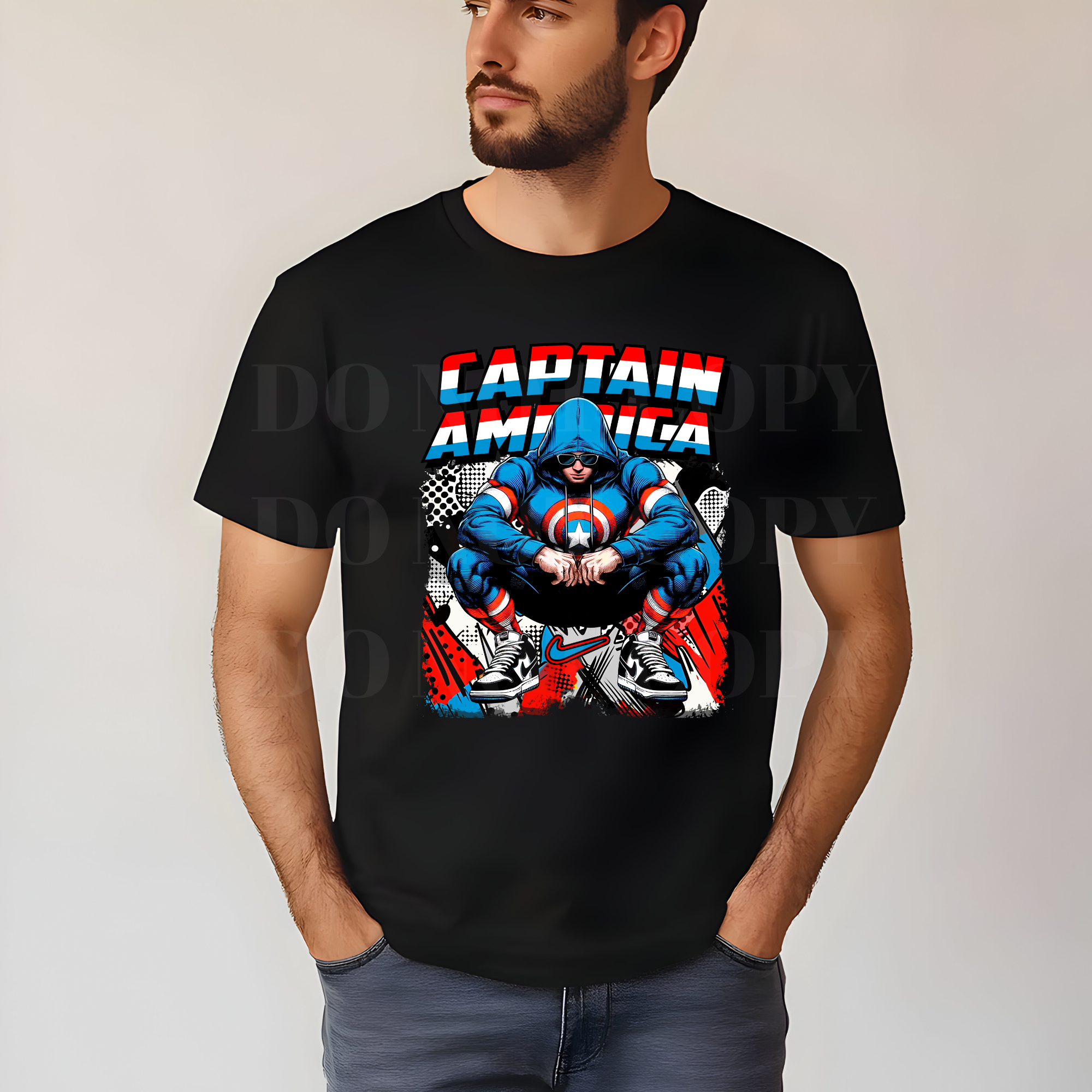 SUPERHERO DUNK DTF TRANSFER