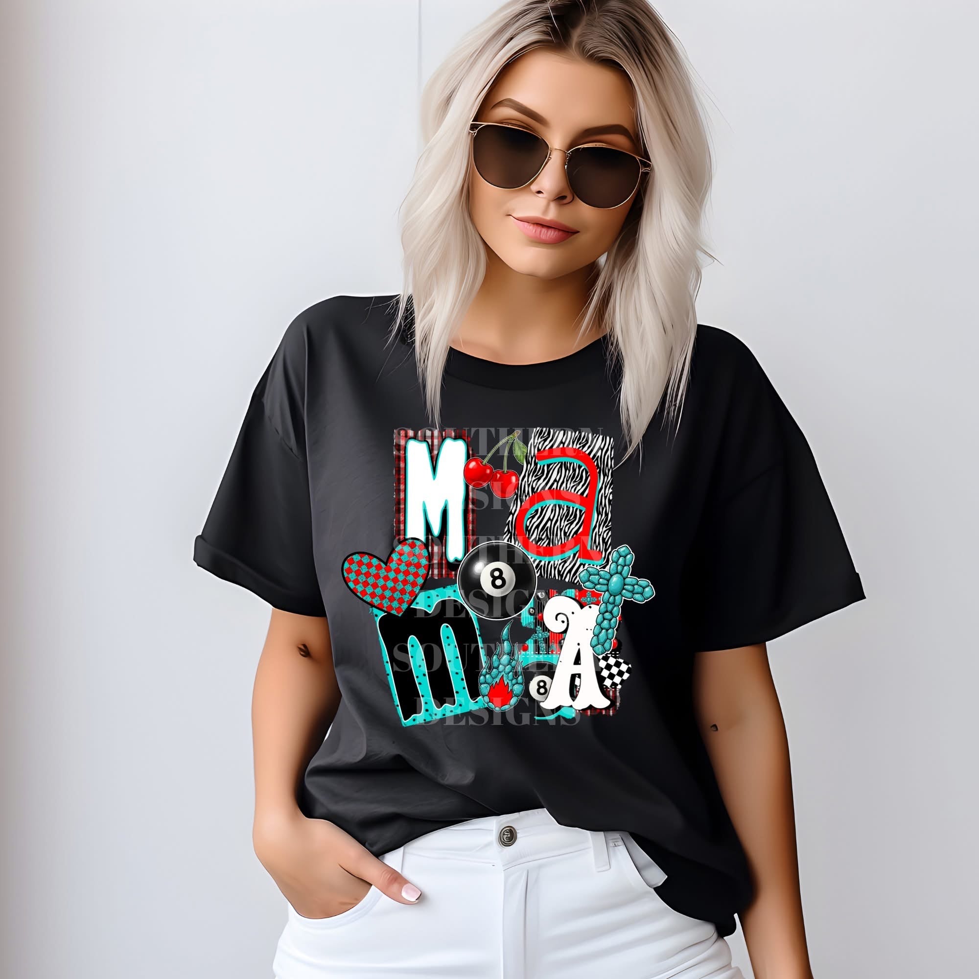 MAMA Retro Alpha DTF TRANSFER