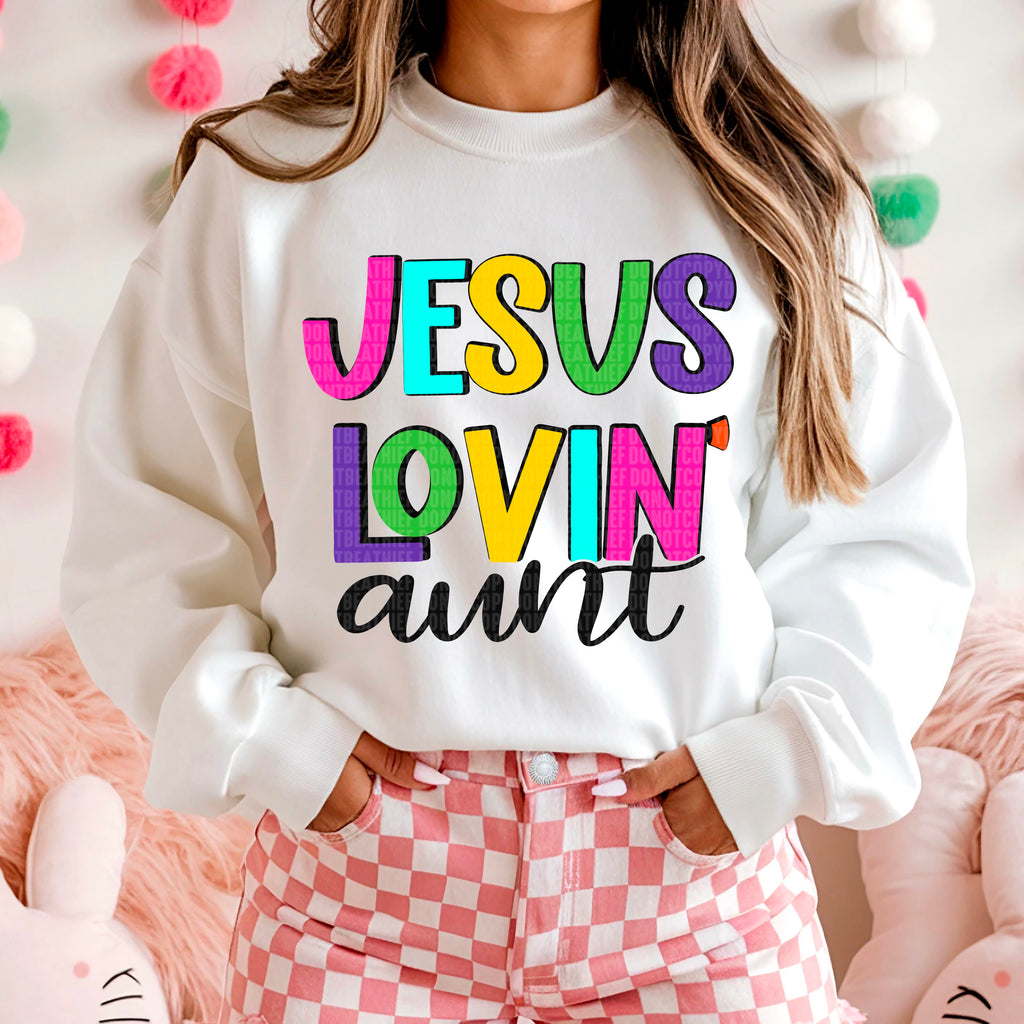 JESUS LOVIN DTF TRANSFER CHOOSE NAME