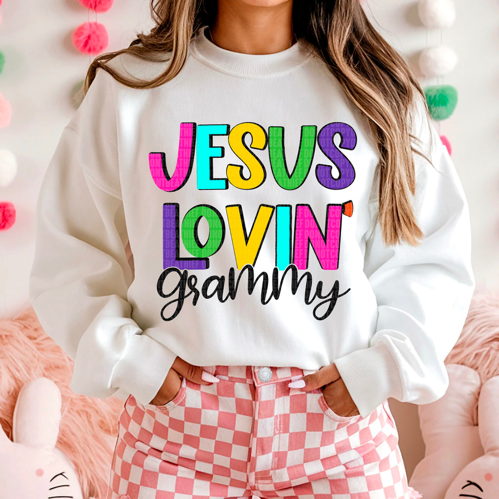 JESUS LOVIN DTF TRANSFER CHOOSE NAME
