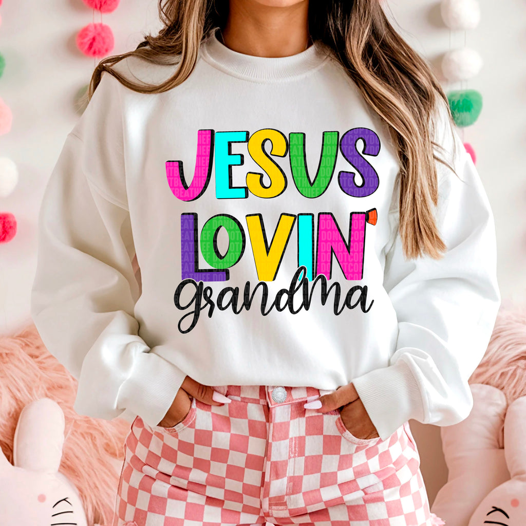 JESUS LOVIN DTF TRANSFER CHOOSE NAME
