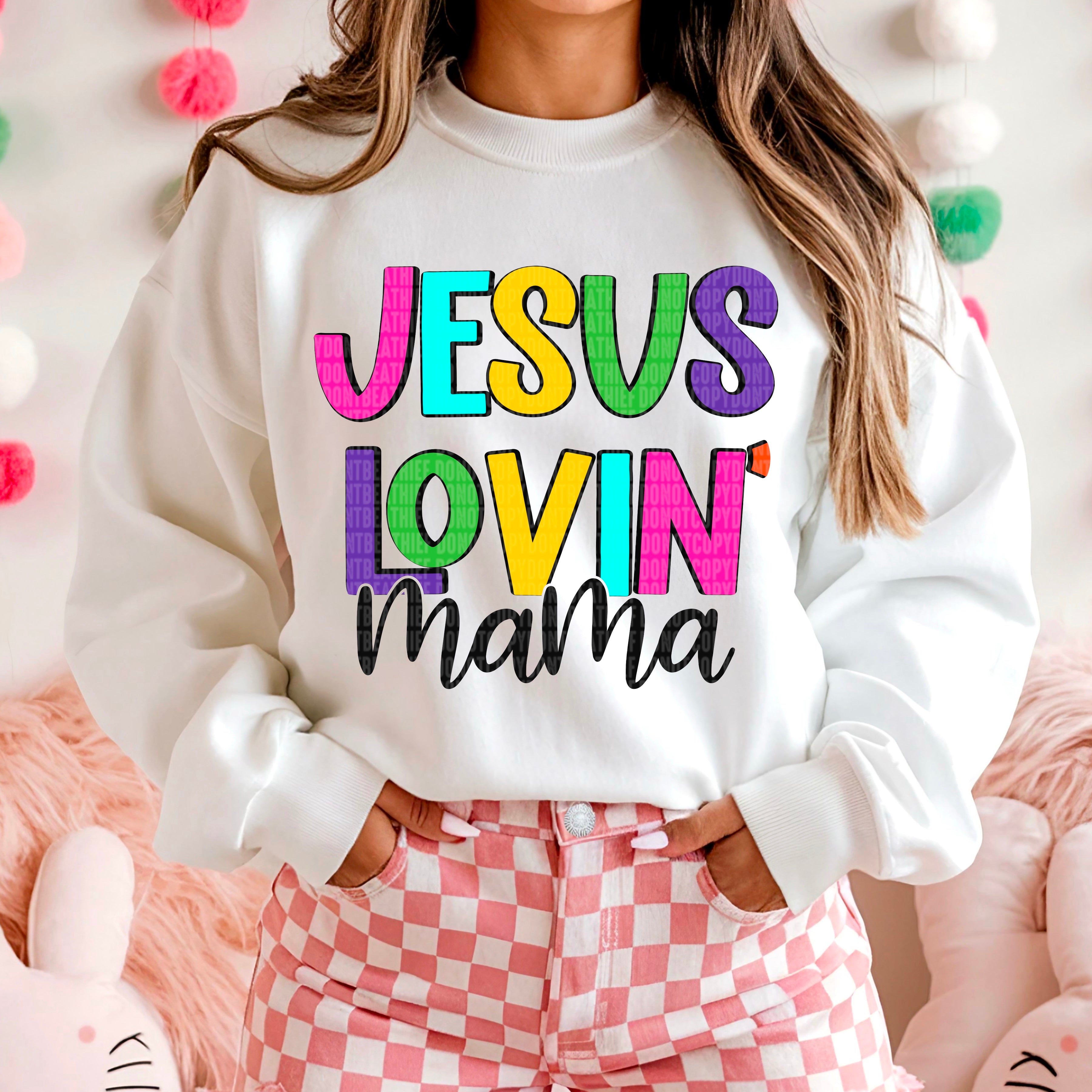 JESUS LOVIN DTF TRANSFER CHOOSE NAME