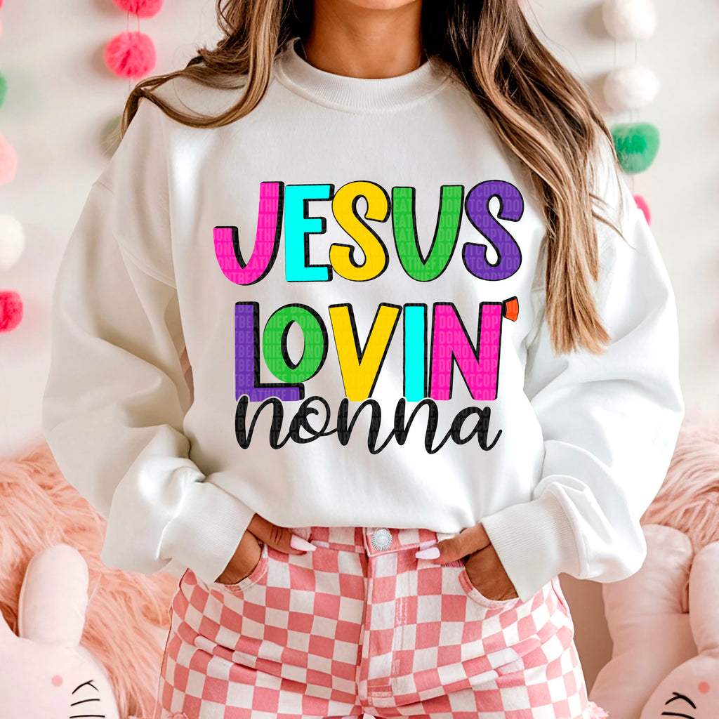 JESUS LOVIN DTF TRANSFER CHOOSE NAME