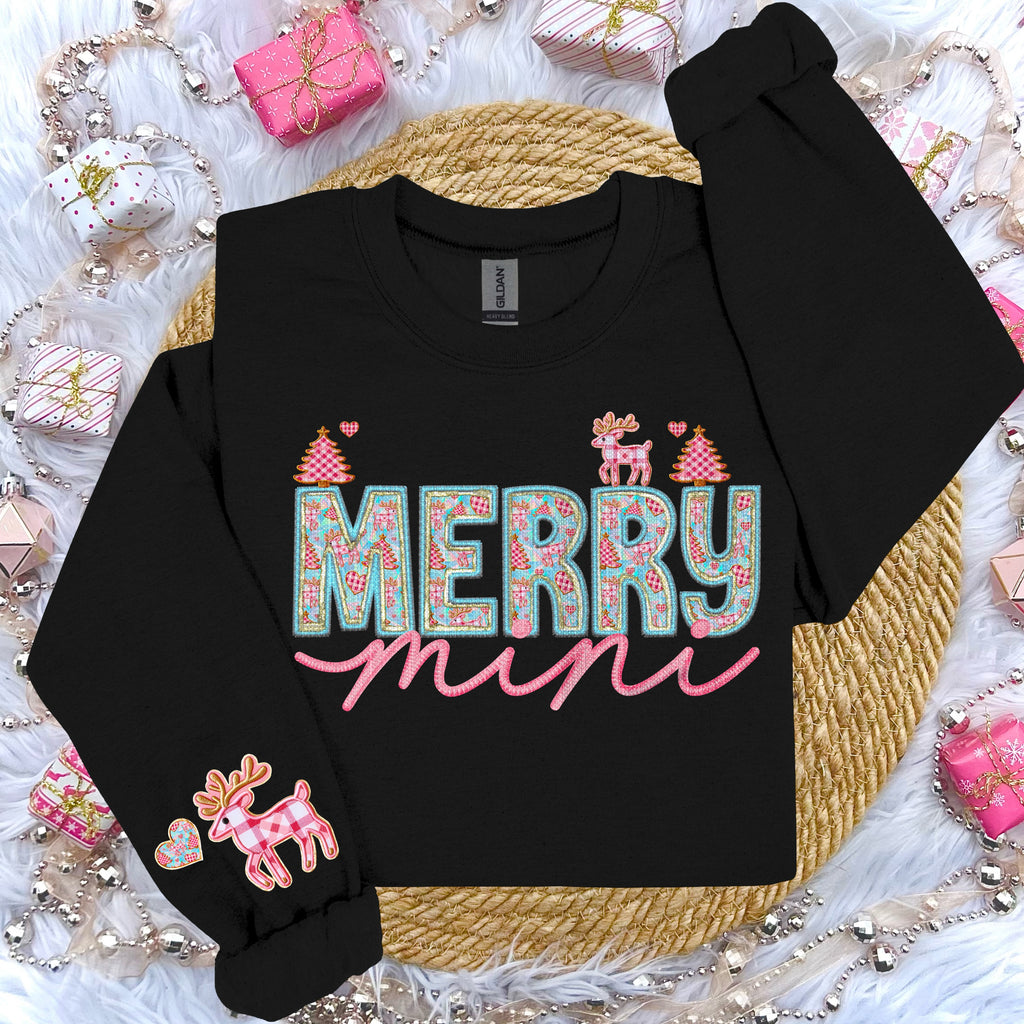 MERRY NAMES WITH SLEEVE DTF TRANSFER CHOOSE BELOW