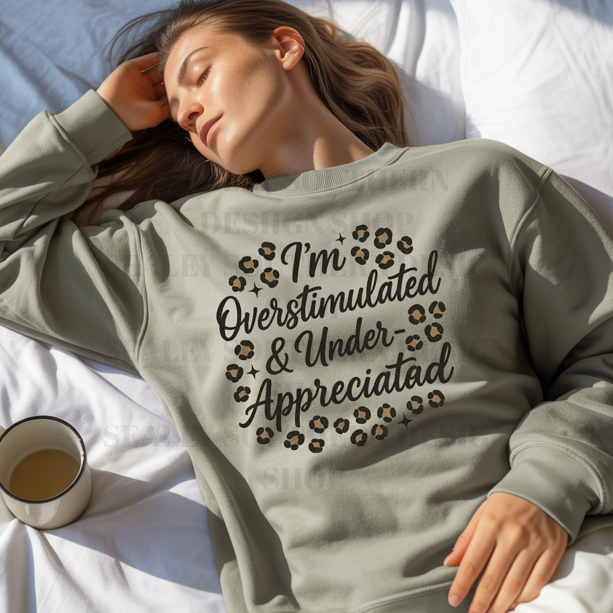 I'M OVERSTIMULATED AND UNDER APPRECIATED DTF TRANSFER