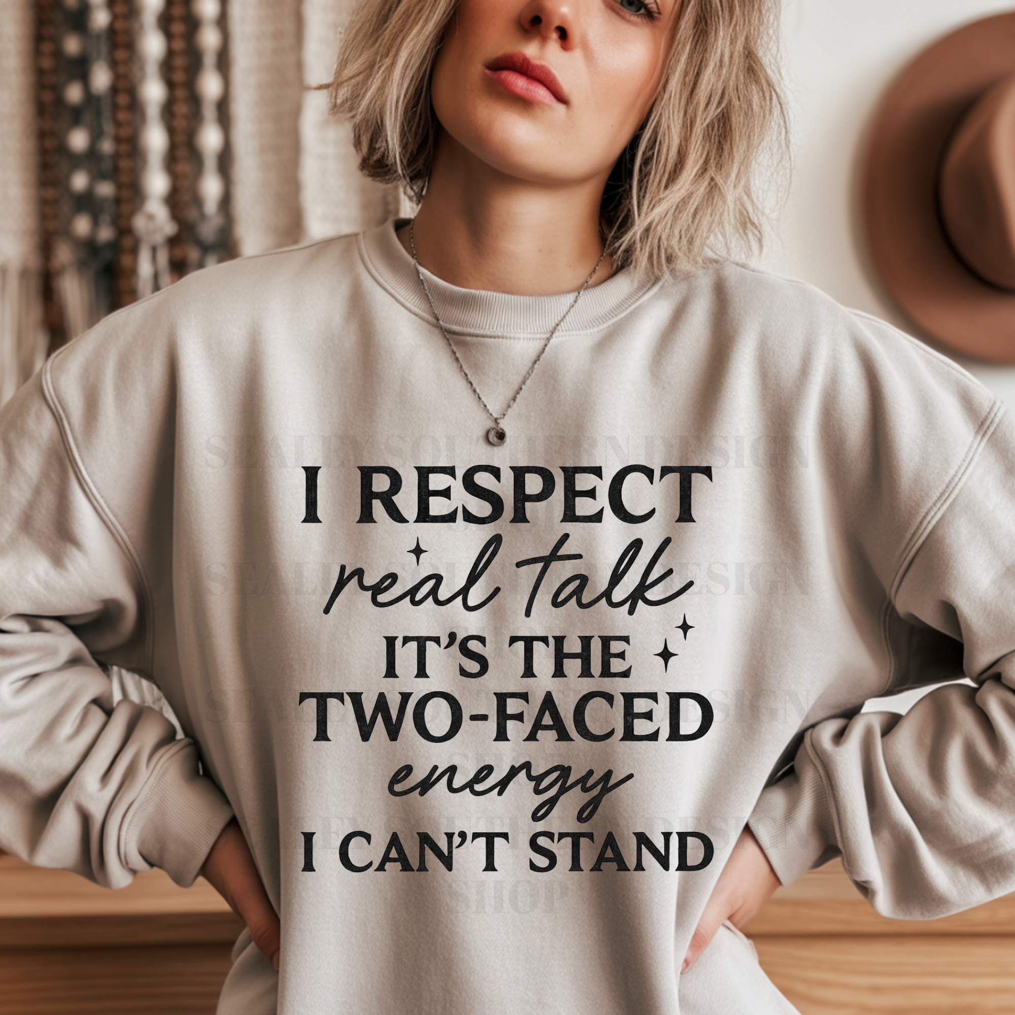 I RESPECT REAL TALK DTF TRANSFER