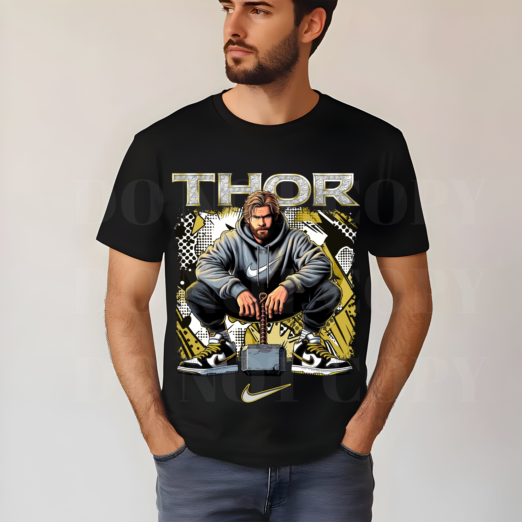 SUPERHERO DUNK DTF TRANSFER
