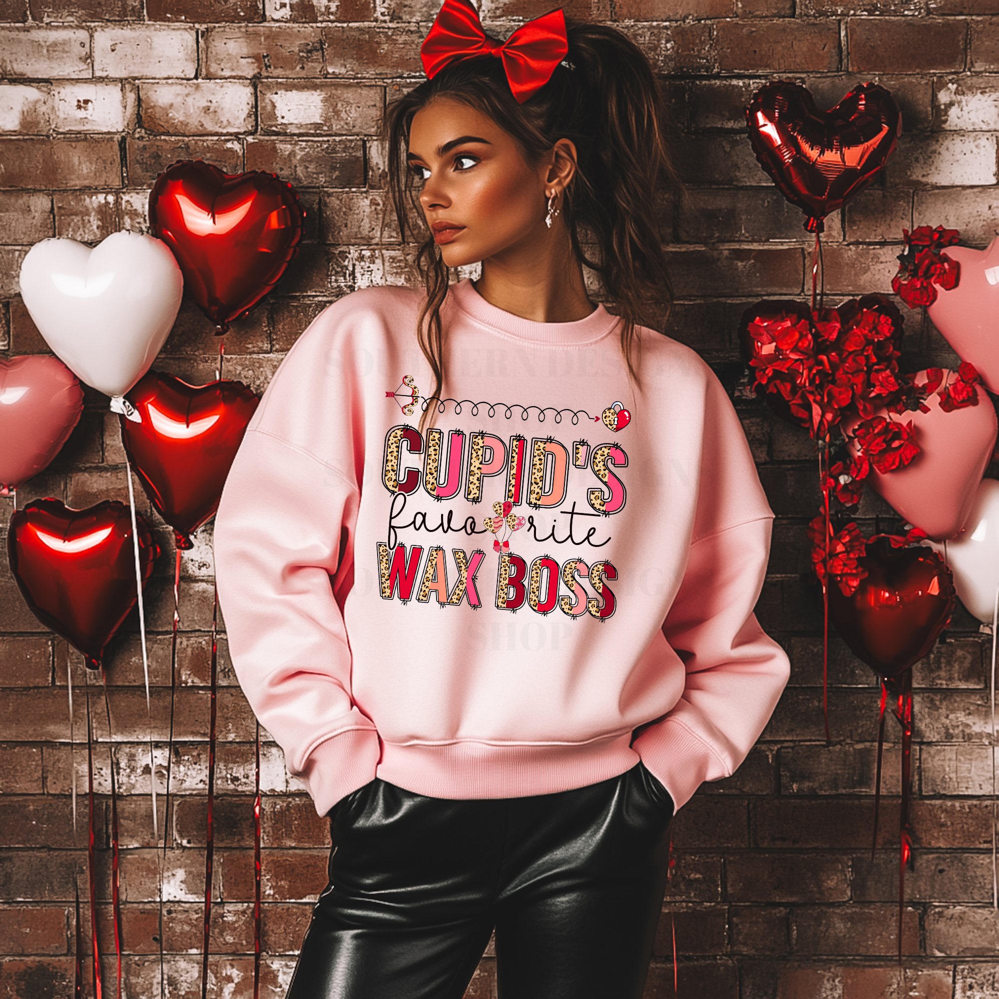 CUPIDS FAVORITE WAX BOSS DTF TRANSFER