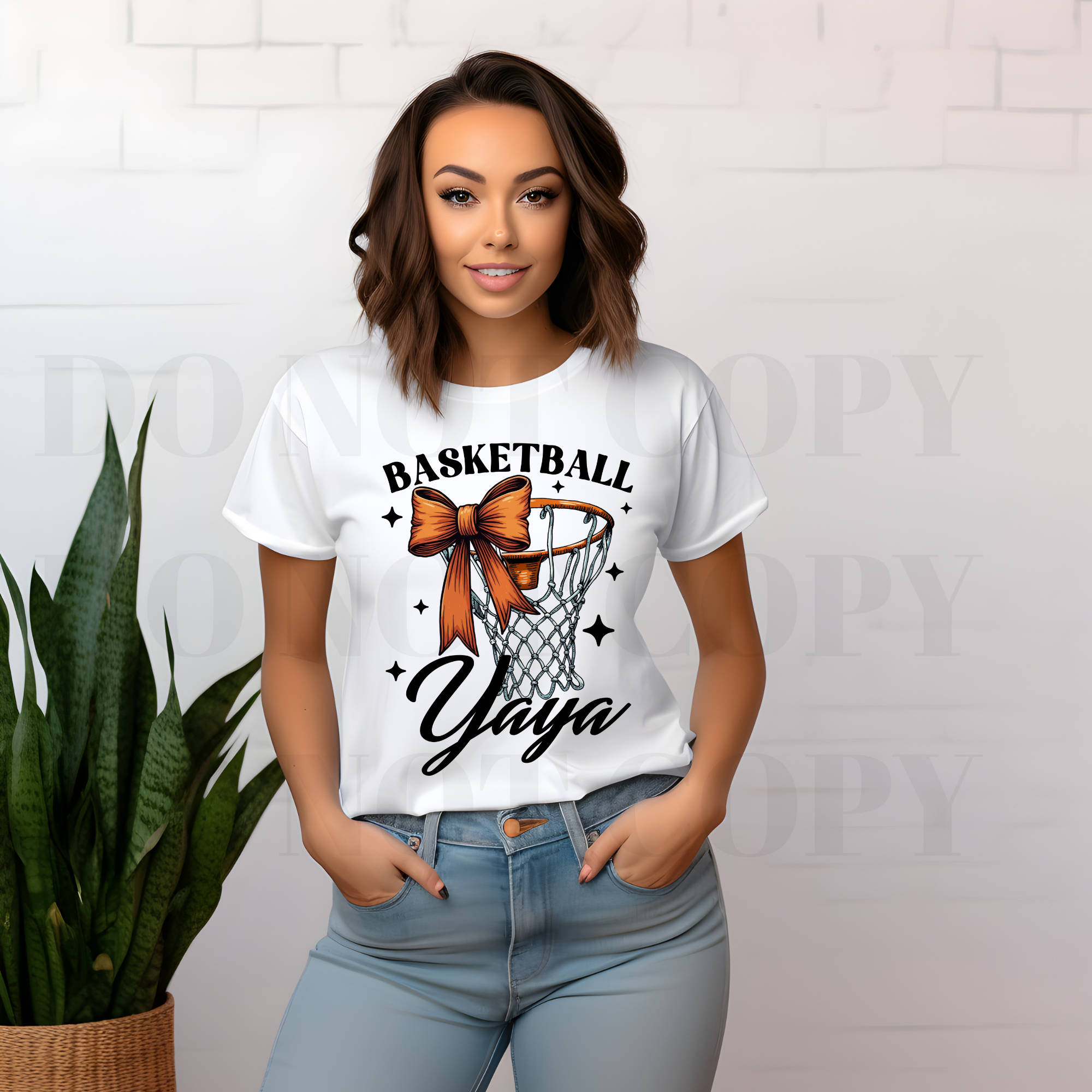 BASKETBALL HOOP NAME DTF TRANSFER