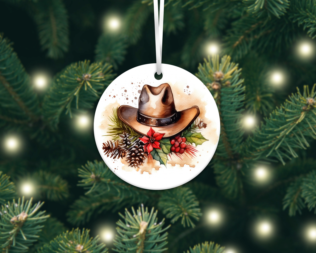 COUNTRY CHRISTMAS ORNAMENTS & CAR COASTERS SUBLIMATION TRANSFER (CHOOSE BELOW)
