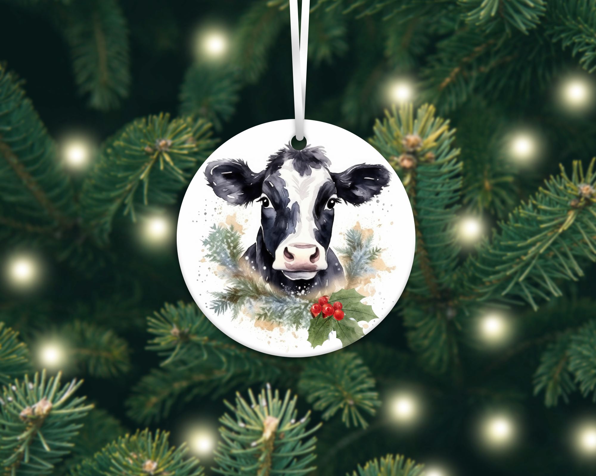 COUNTRY CHRISTMAS ORNAMENTS & CAR COASTERS SUBLIMATION TRANSFER (CHOOSE BELOW)