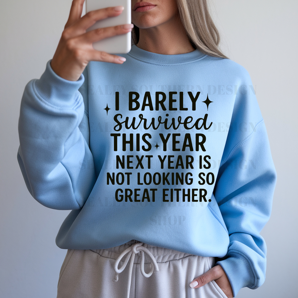 I BARELY SURVIVED THIS YEAR DTF TRANSFER