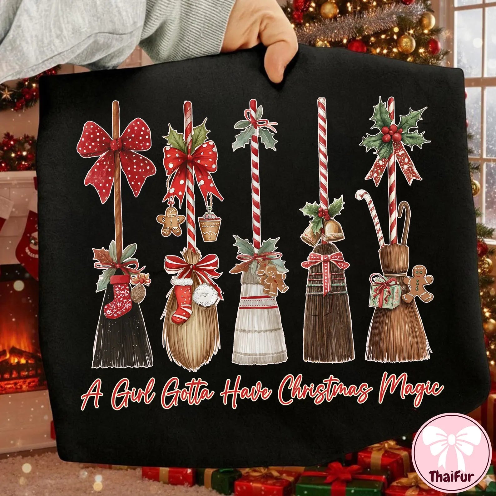 A GIRL GOTTA HAVE CHRISTMAS MAGIC DTF TRANSFER