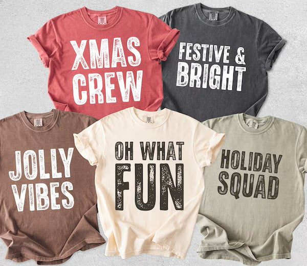 Christmas Group Designs DTF TRANSFER (Choose below)