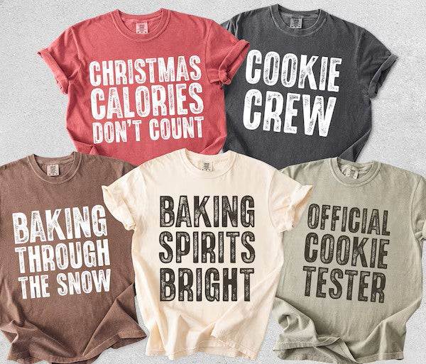 Baking Crew Group Designs DTF TRANSFER (Choose below)