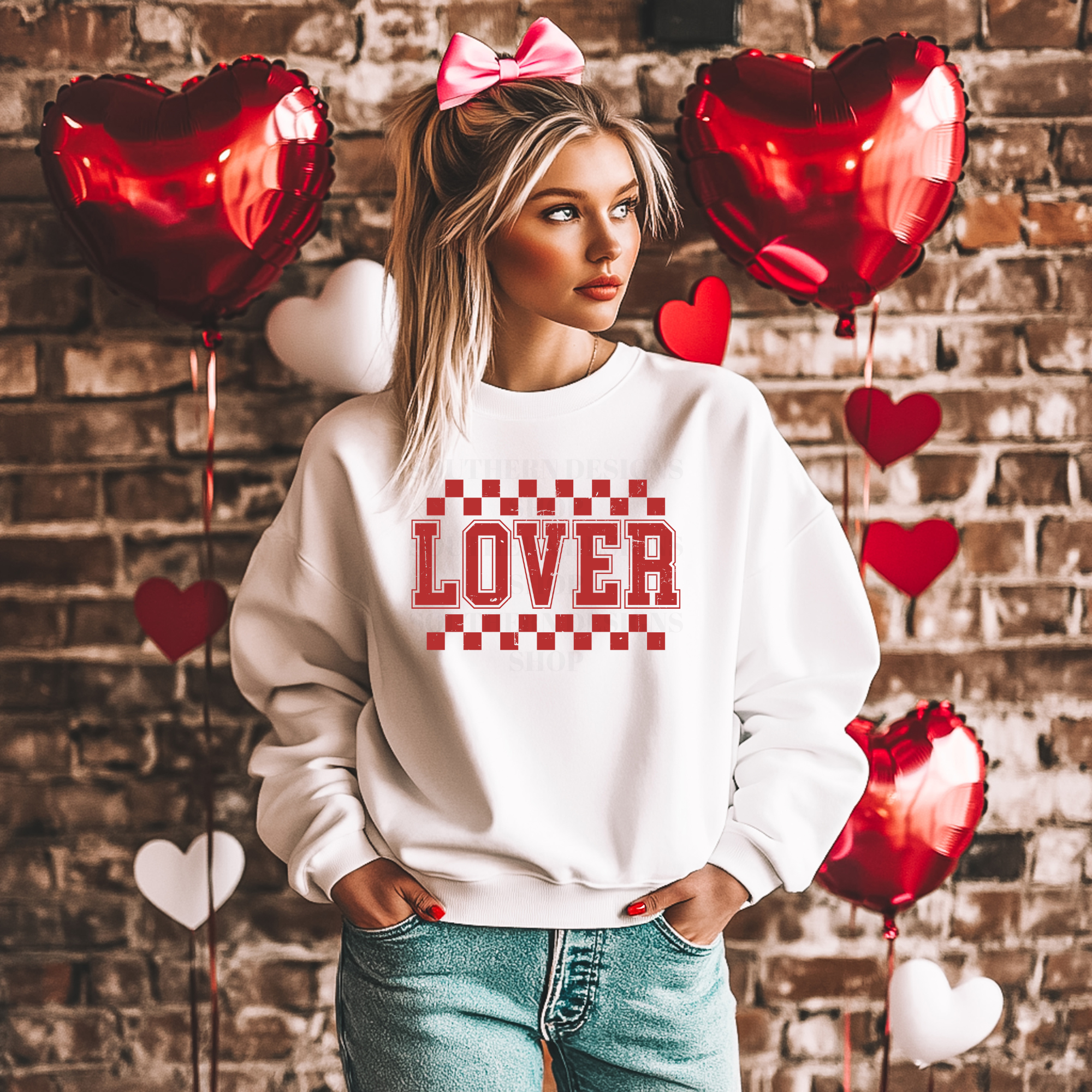 CHECKERED LOVER DTF TRANSFER