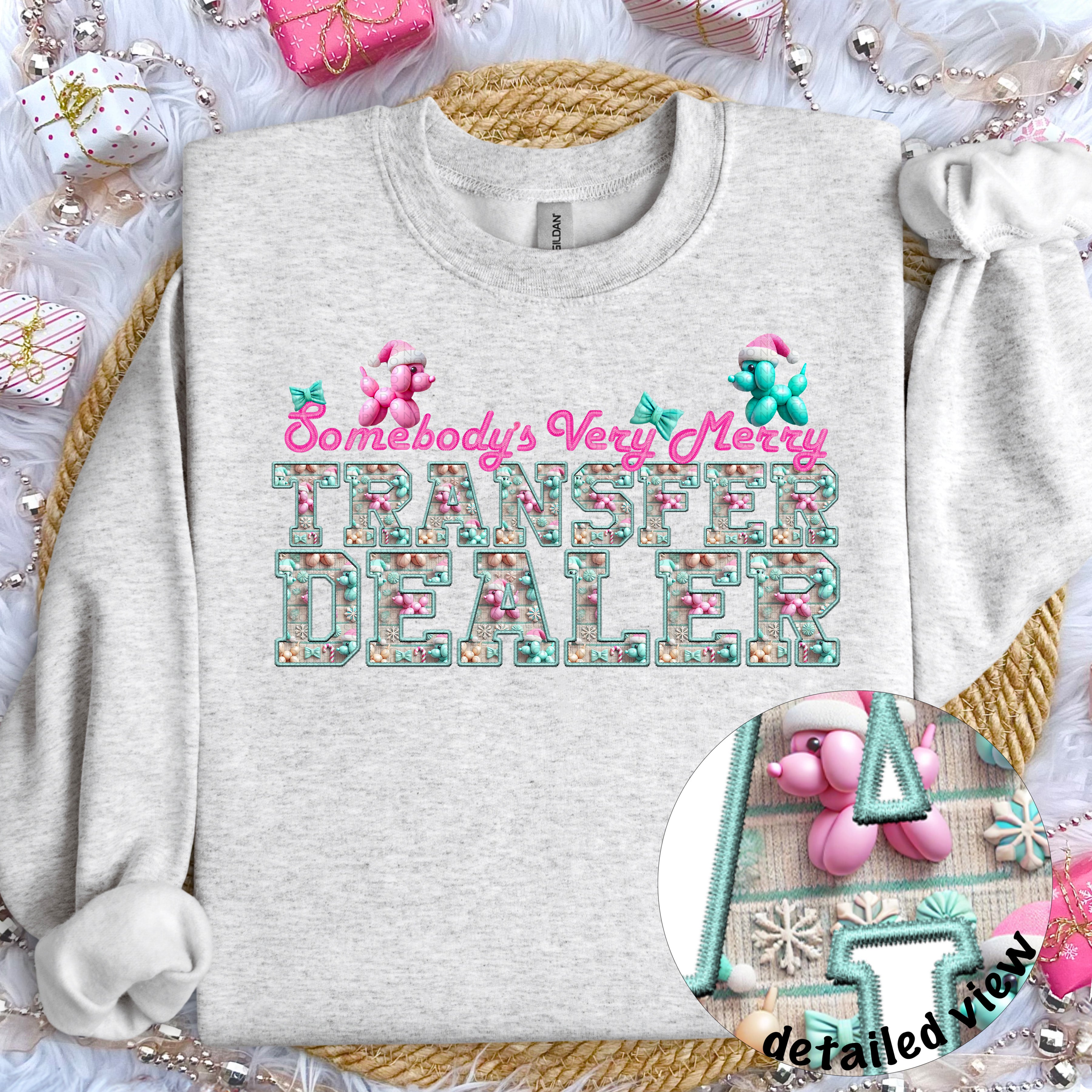 SOMEBODY'S VERY MERRY NAME DTF TRANSFER CHOOSE BELOW