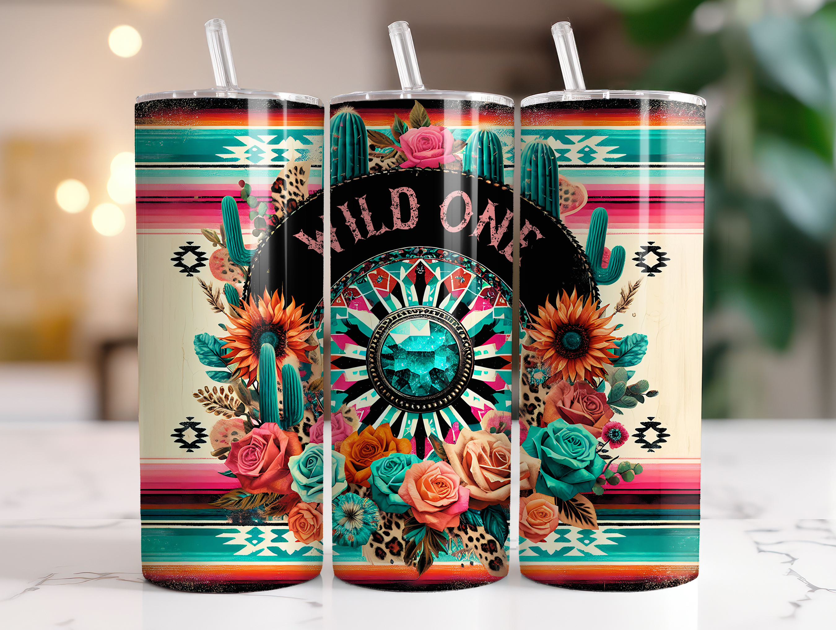 WILD ONE SERAPE FINISHED TUMBLER OR TRANSFER